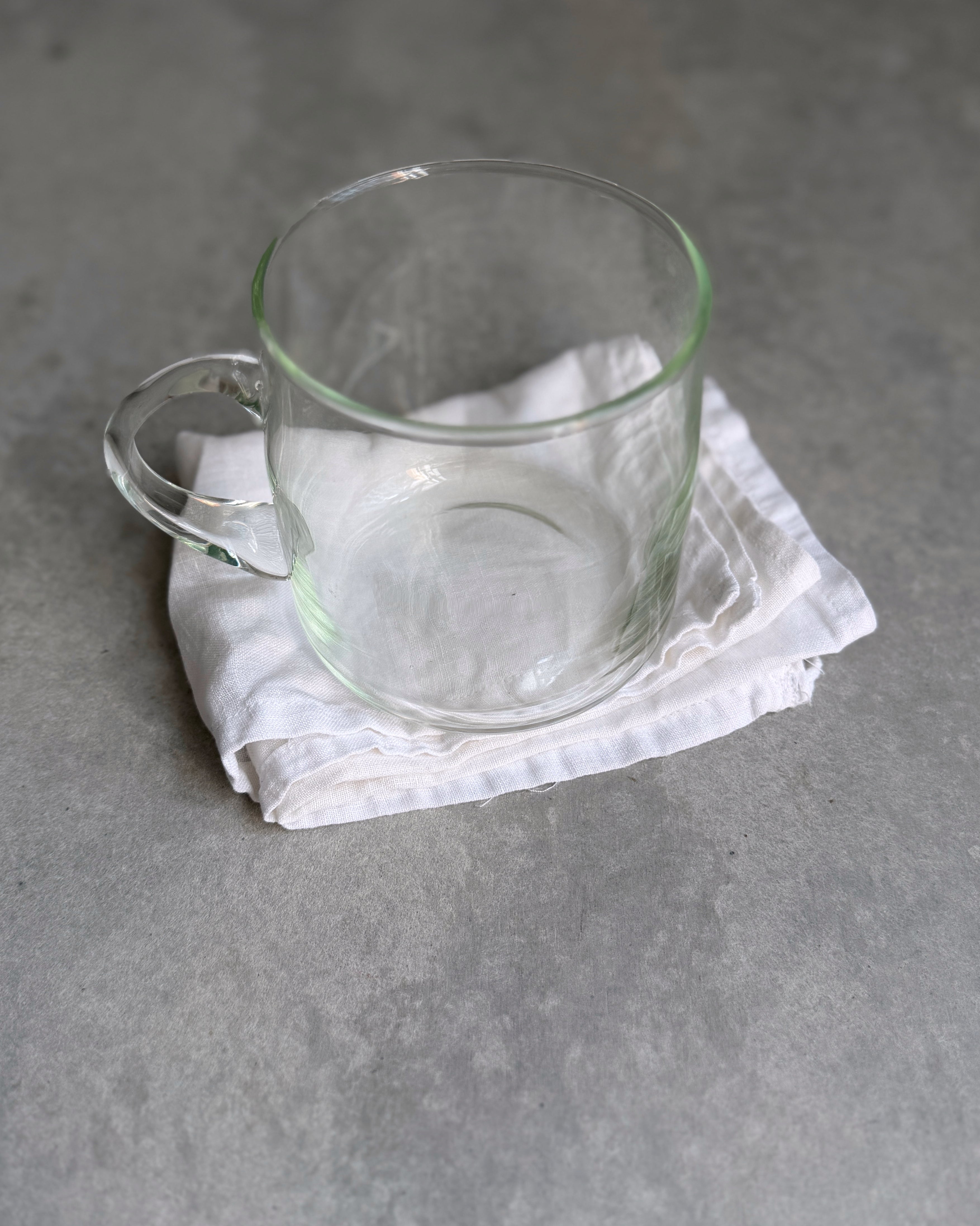 hand blown glass cup