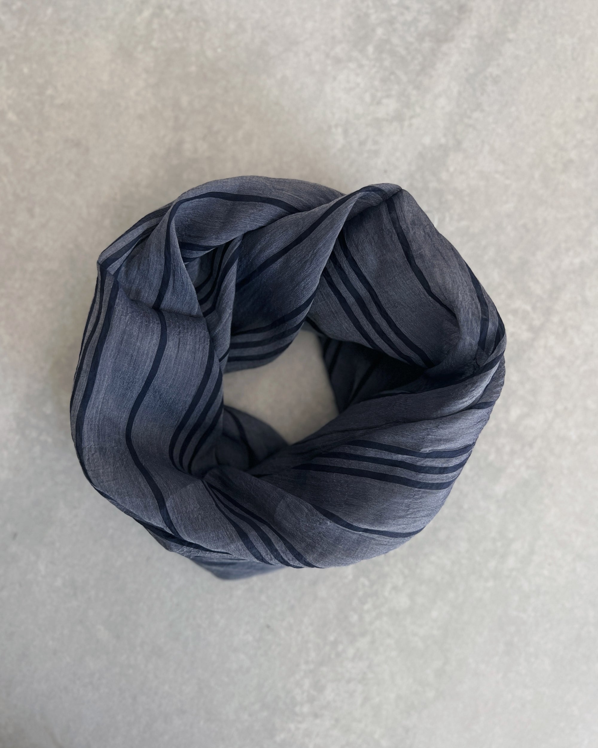 'm' for the maker : silk origin loop scarf