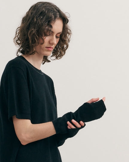 cashmerism : mock sleeve mittens