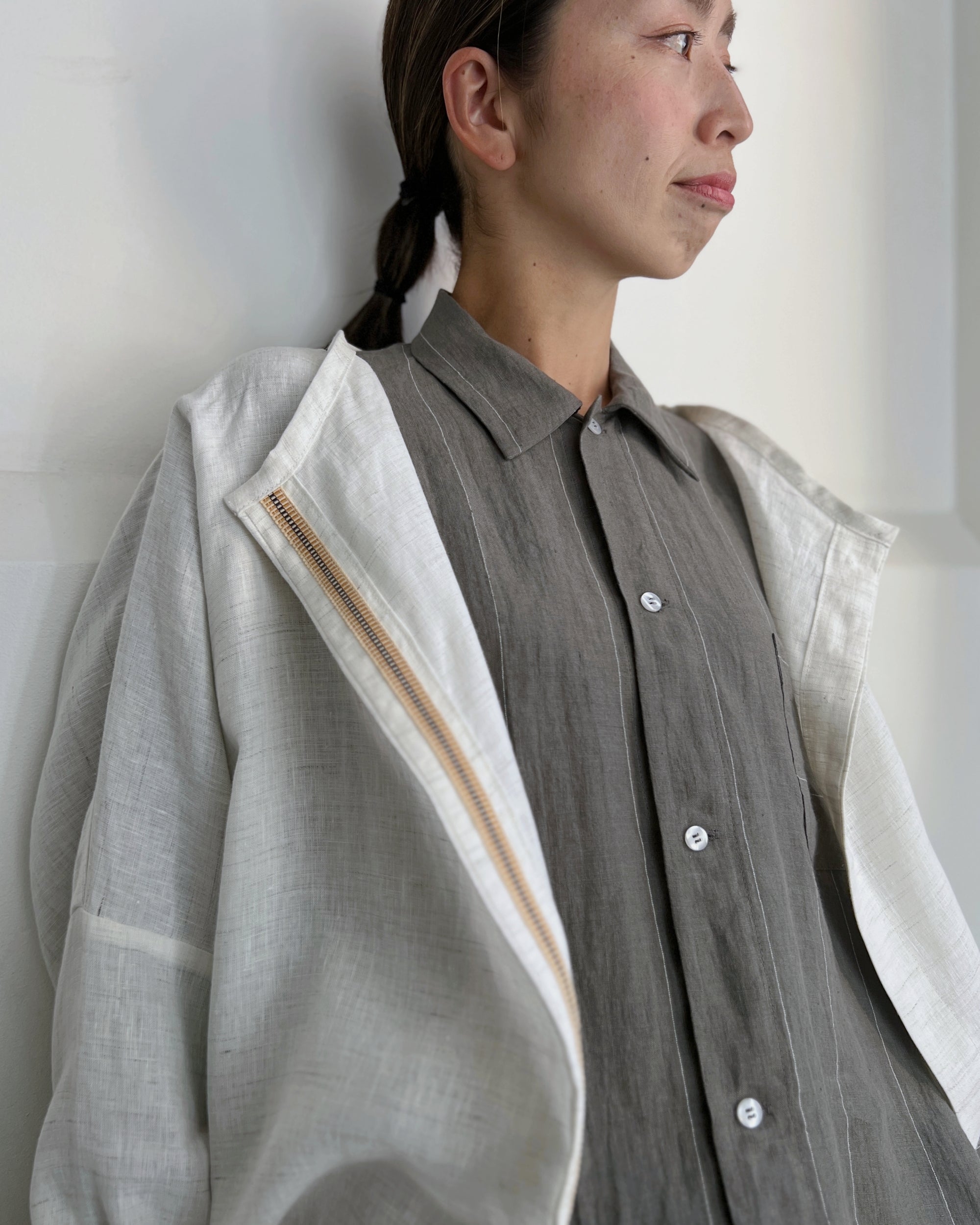 LJ struthers : linen sigma duster