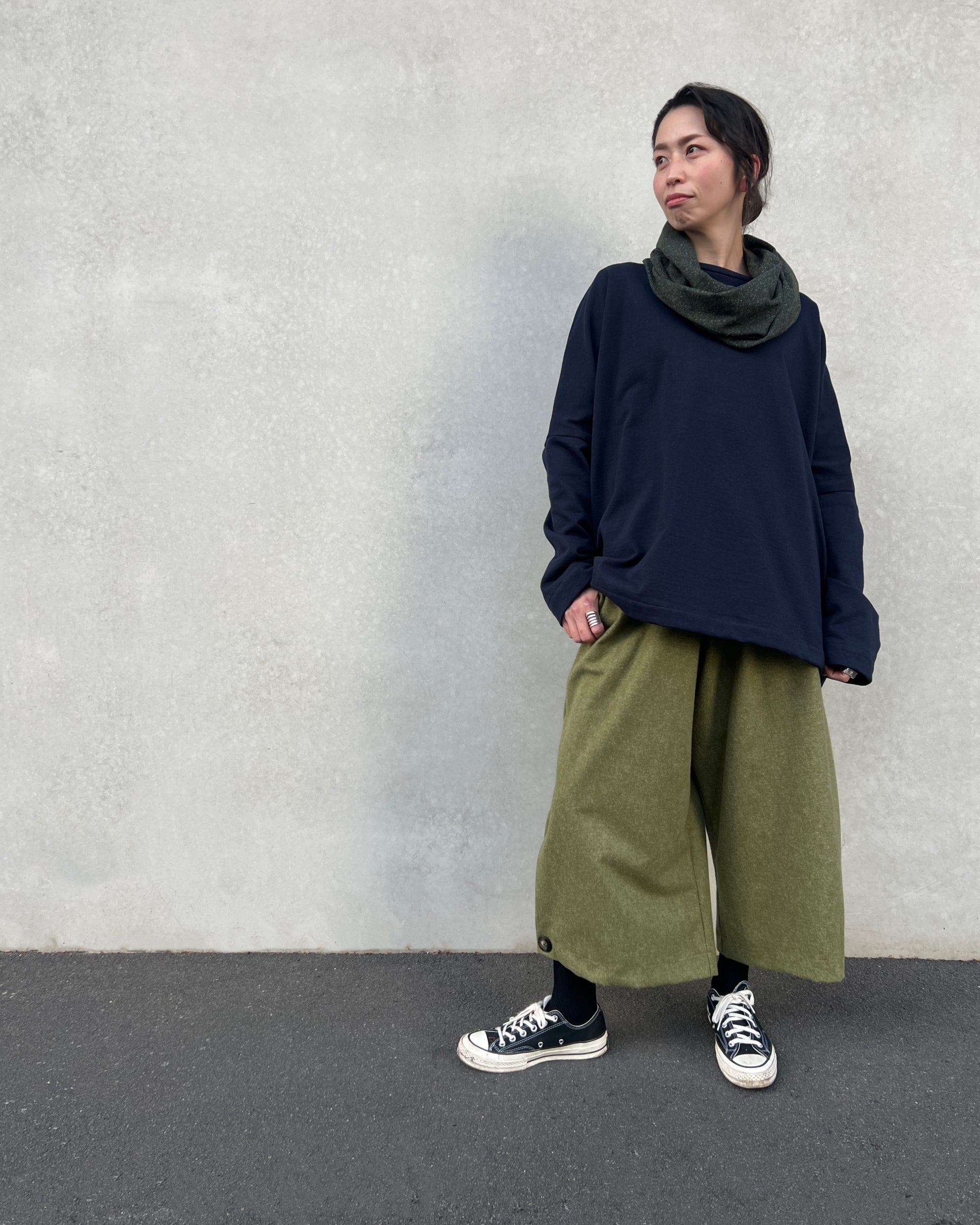 LJ struthers : brushed cotton pants