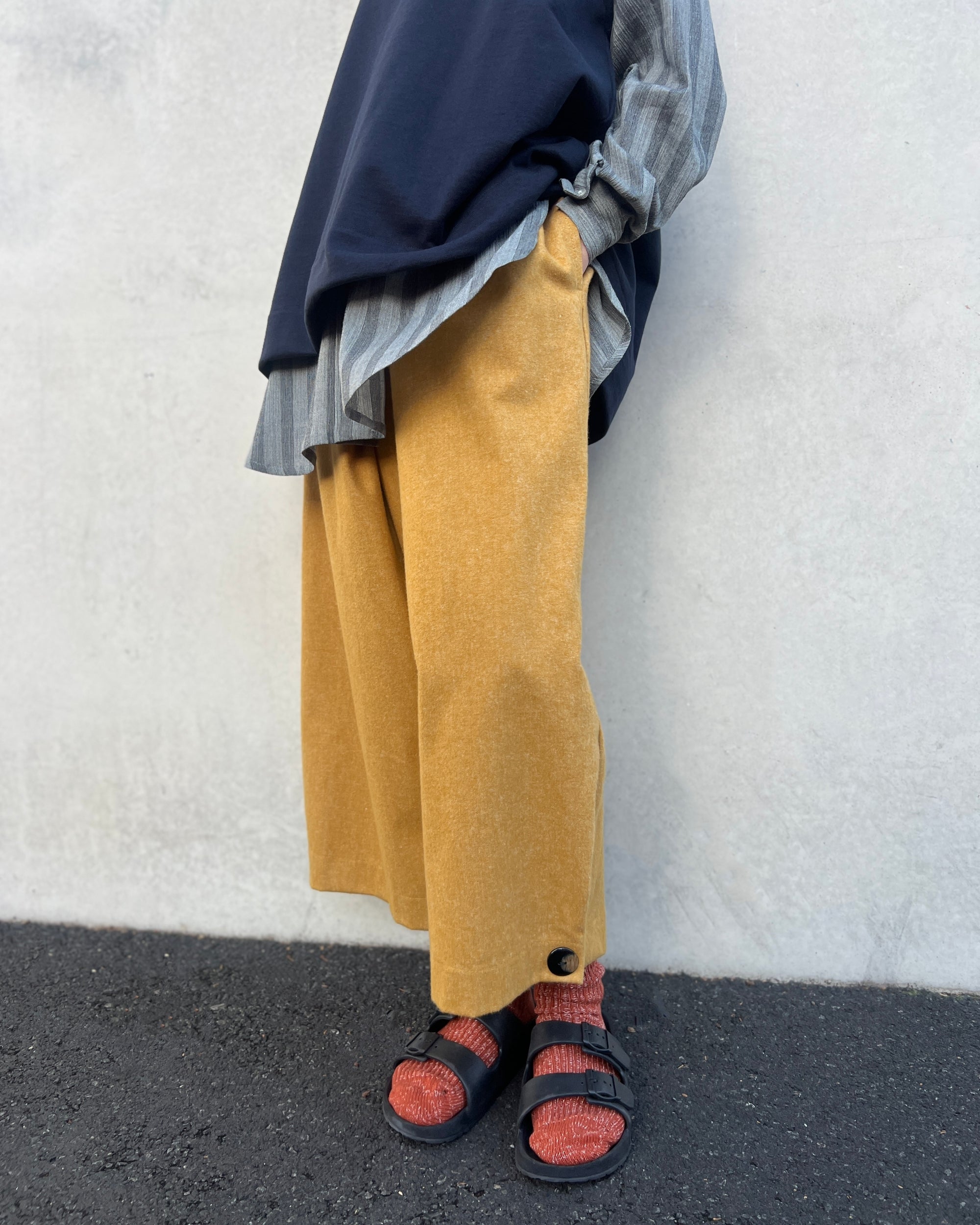 LJ struthers : brushed cotton pants