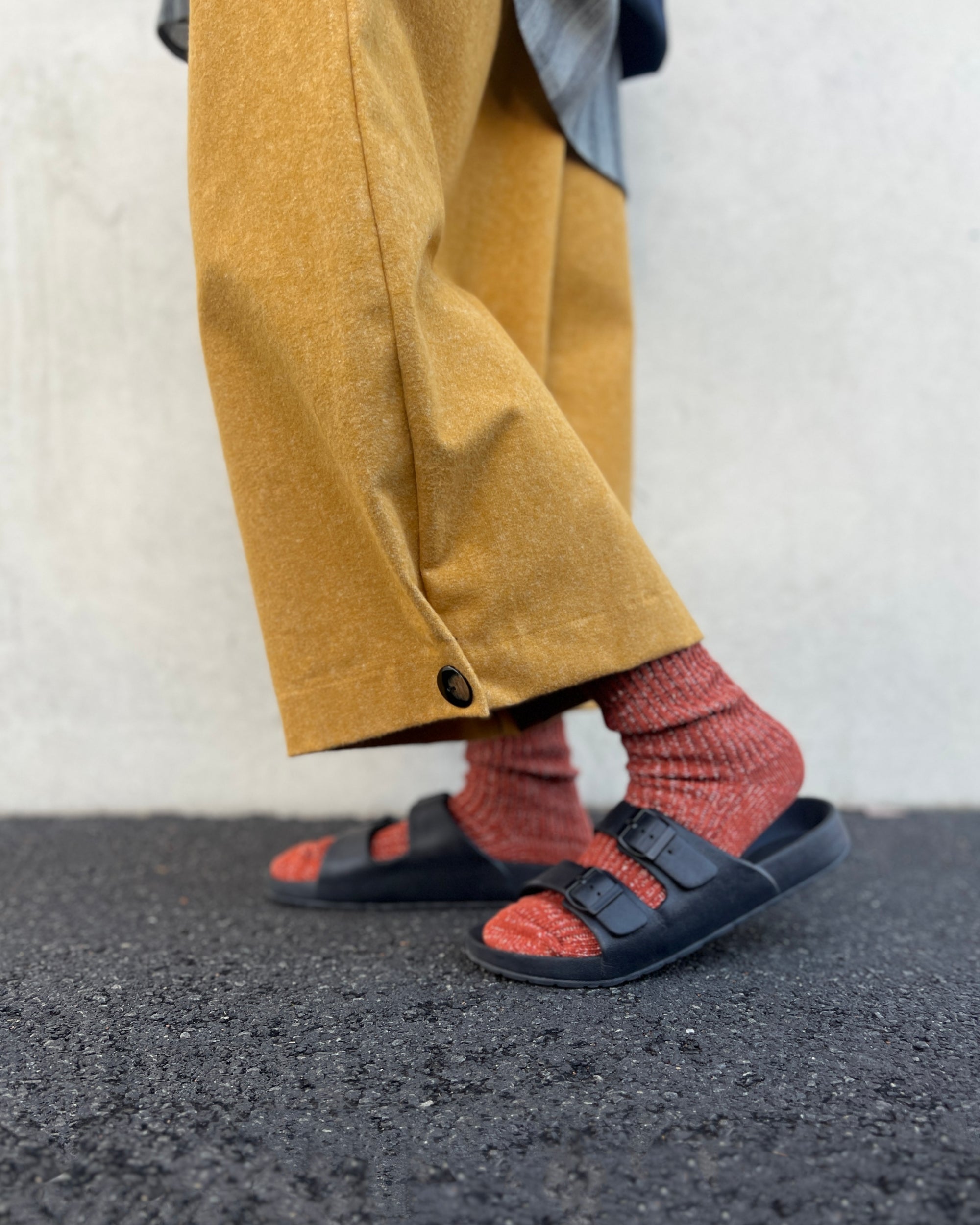 LJ struthers : brushed cotton pants