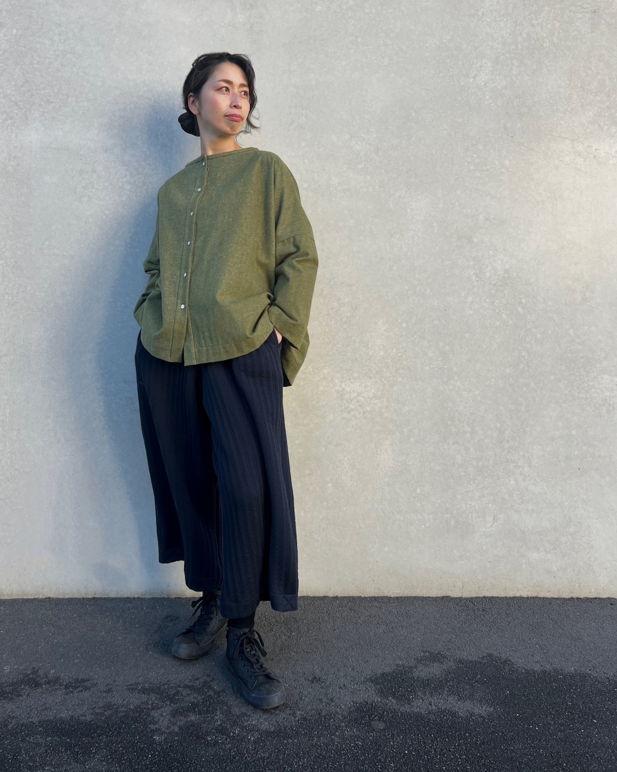 LJ struthers : knit cotton pants