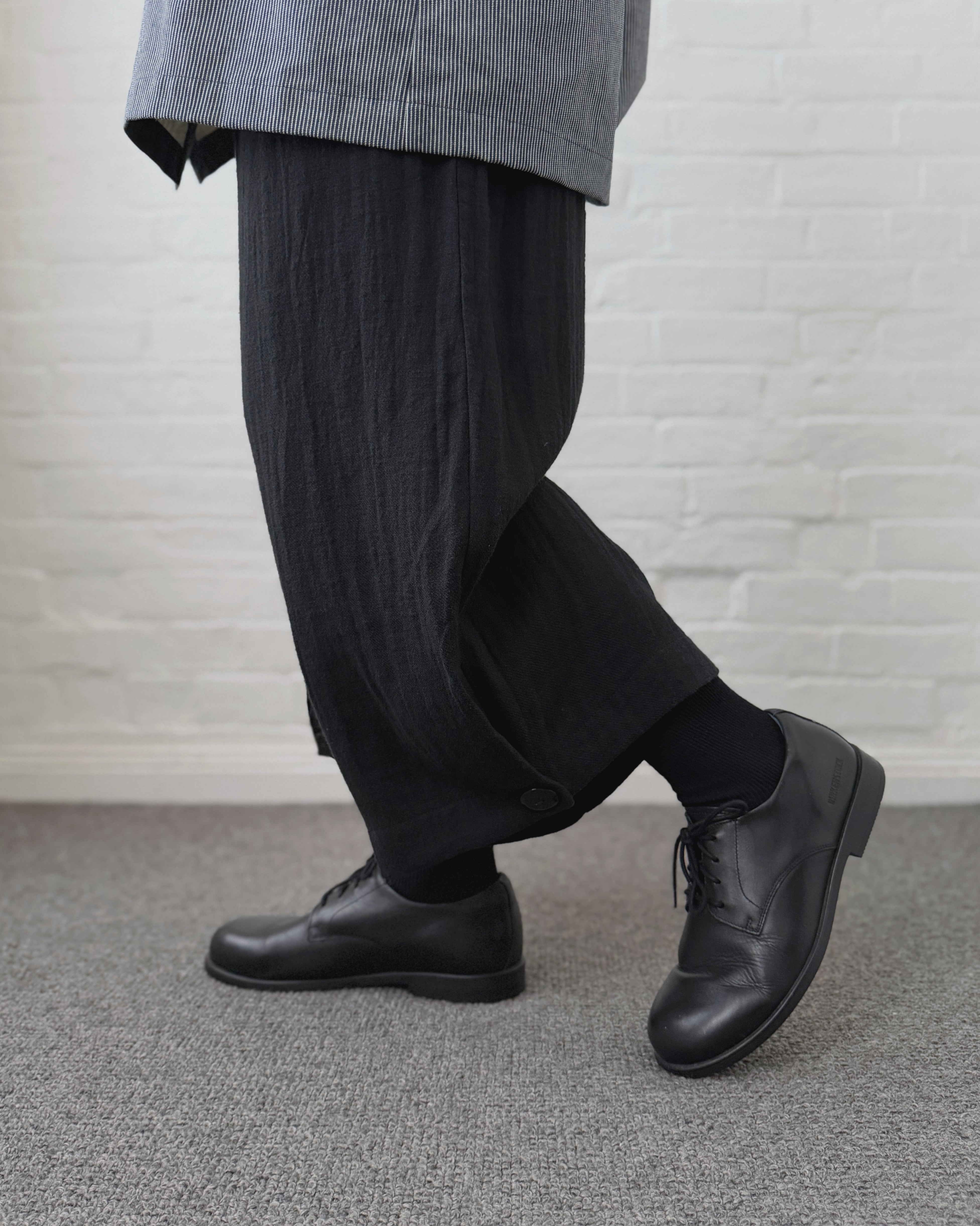 LJ struthers : ramie linen wide leg pants