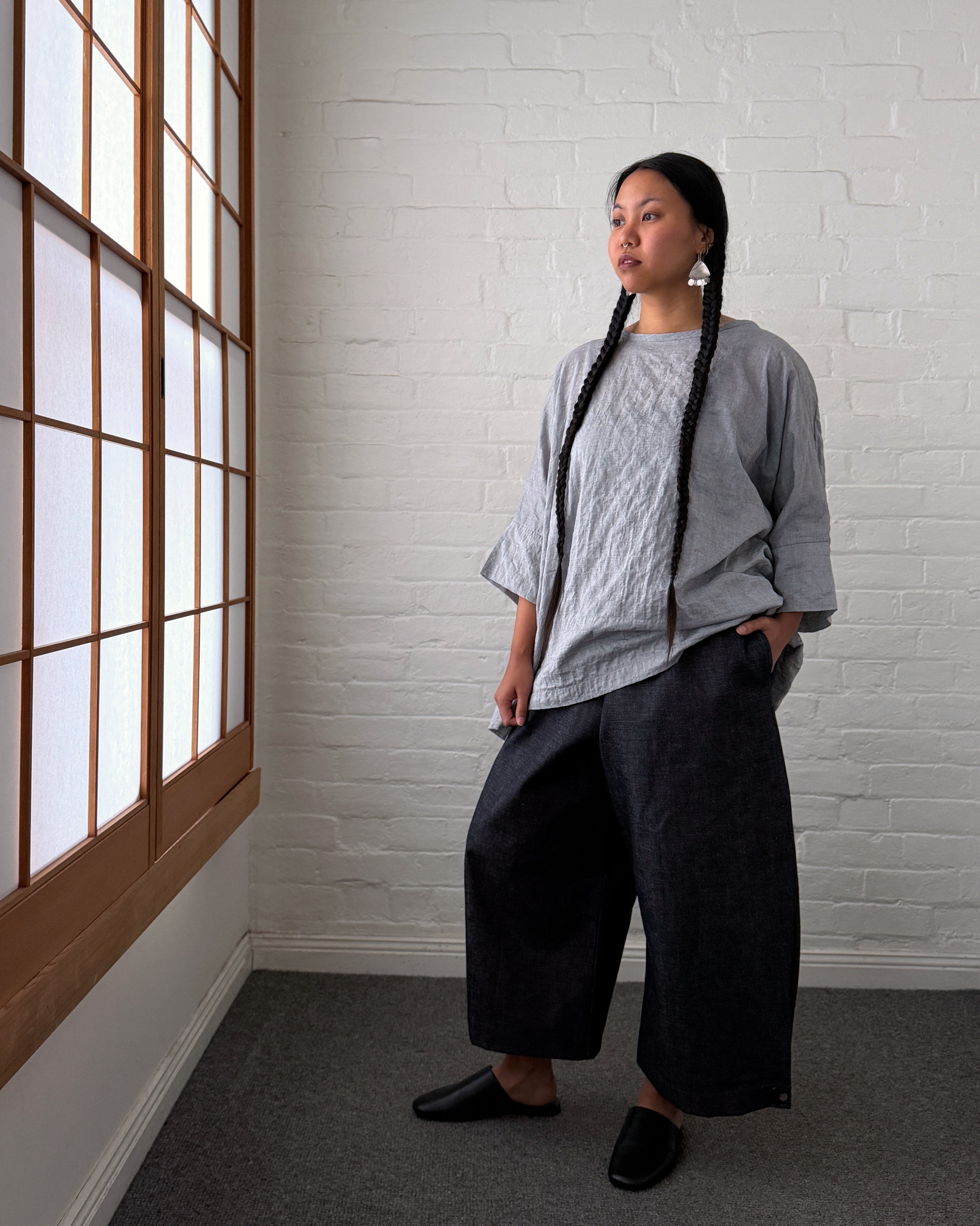LJ struthers : japanese denim pants