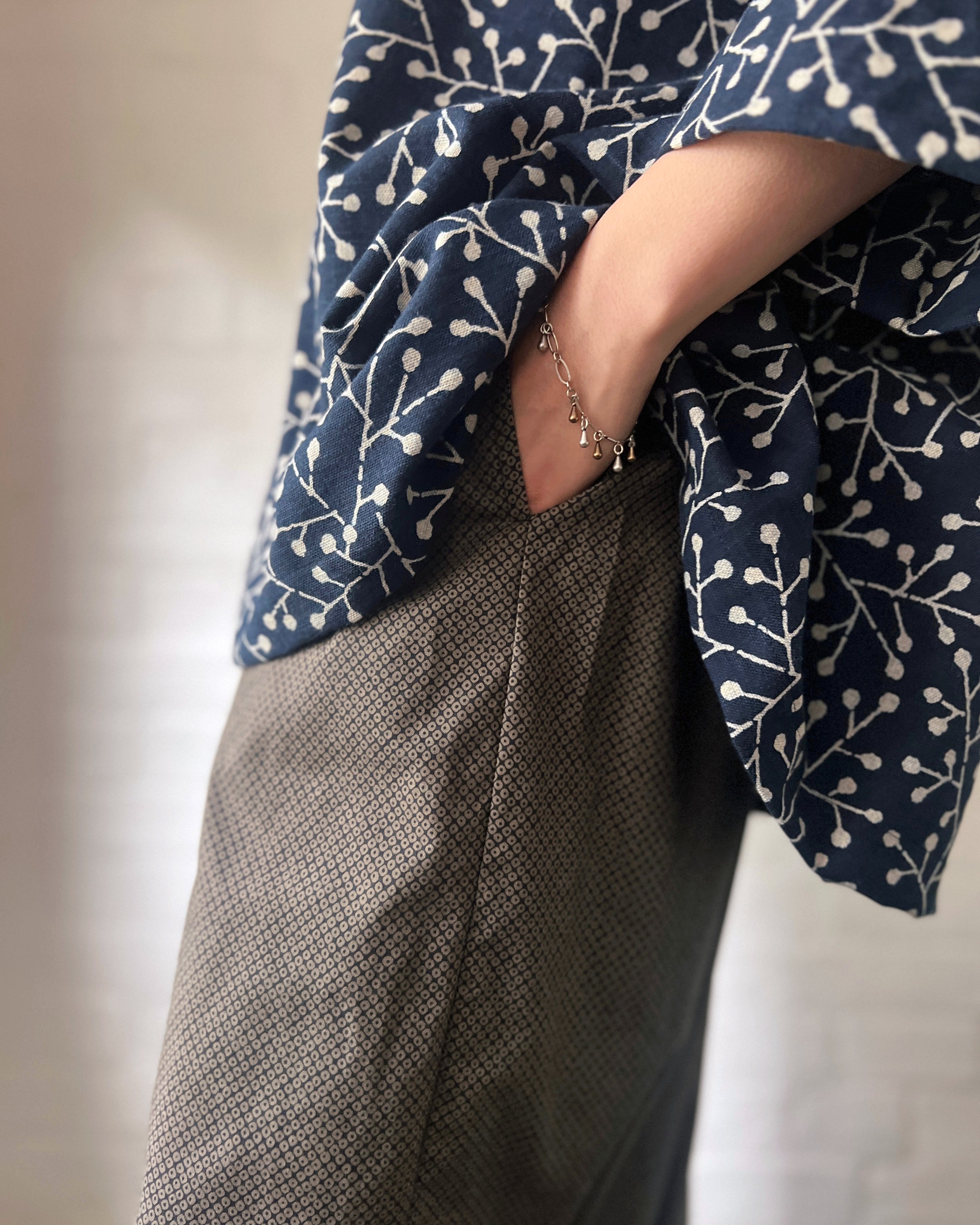 LJ struthers : cotton wide leg pants