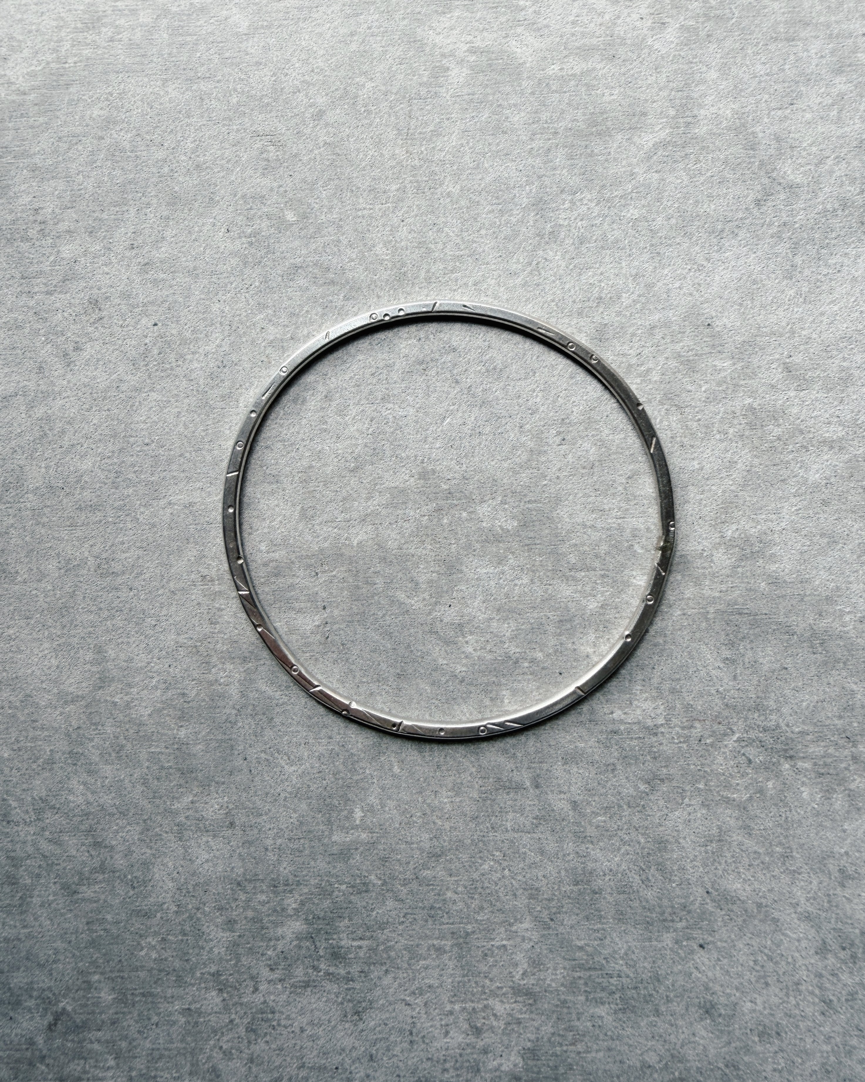 steamylab : sterling silver texture bangle