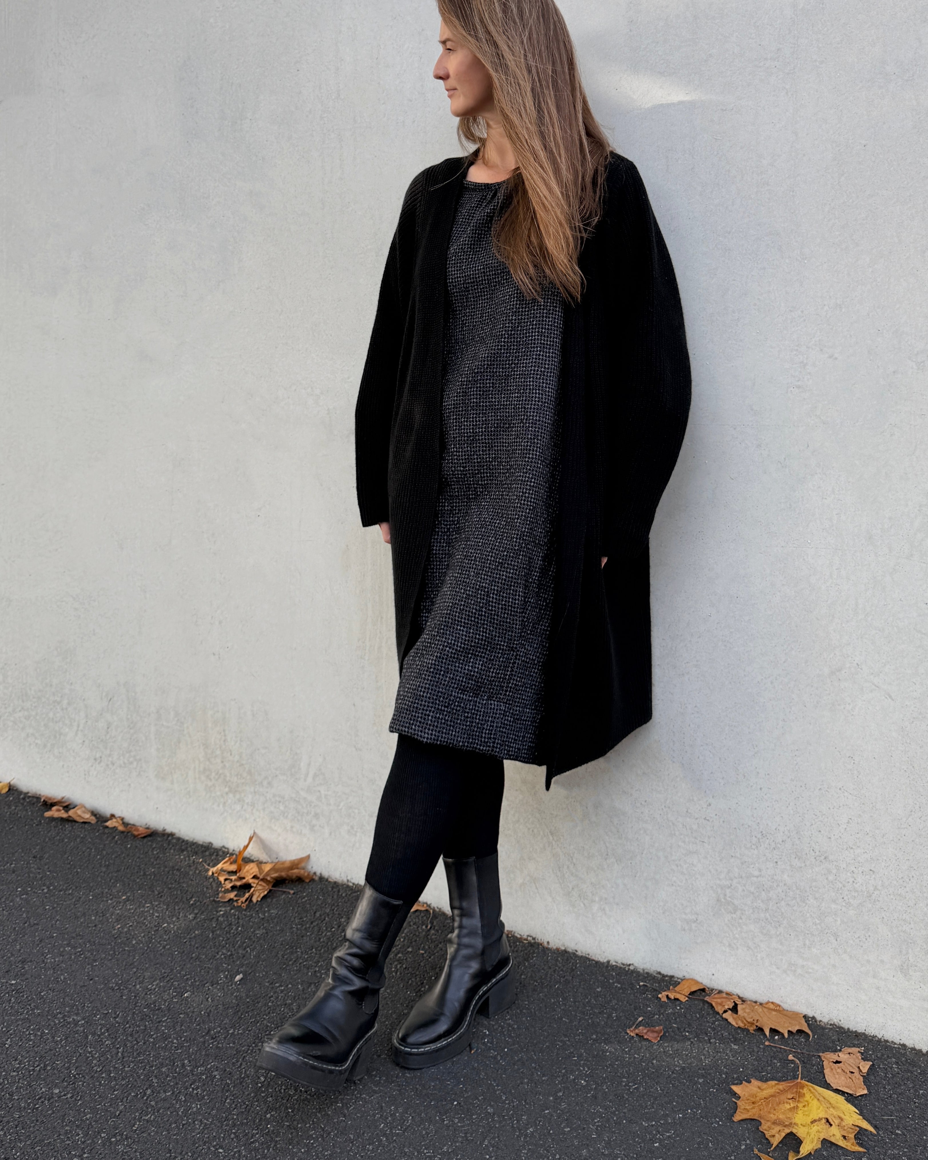 cashmerism : opulence coat in black