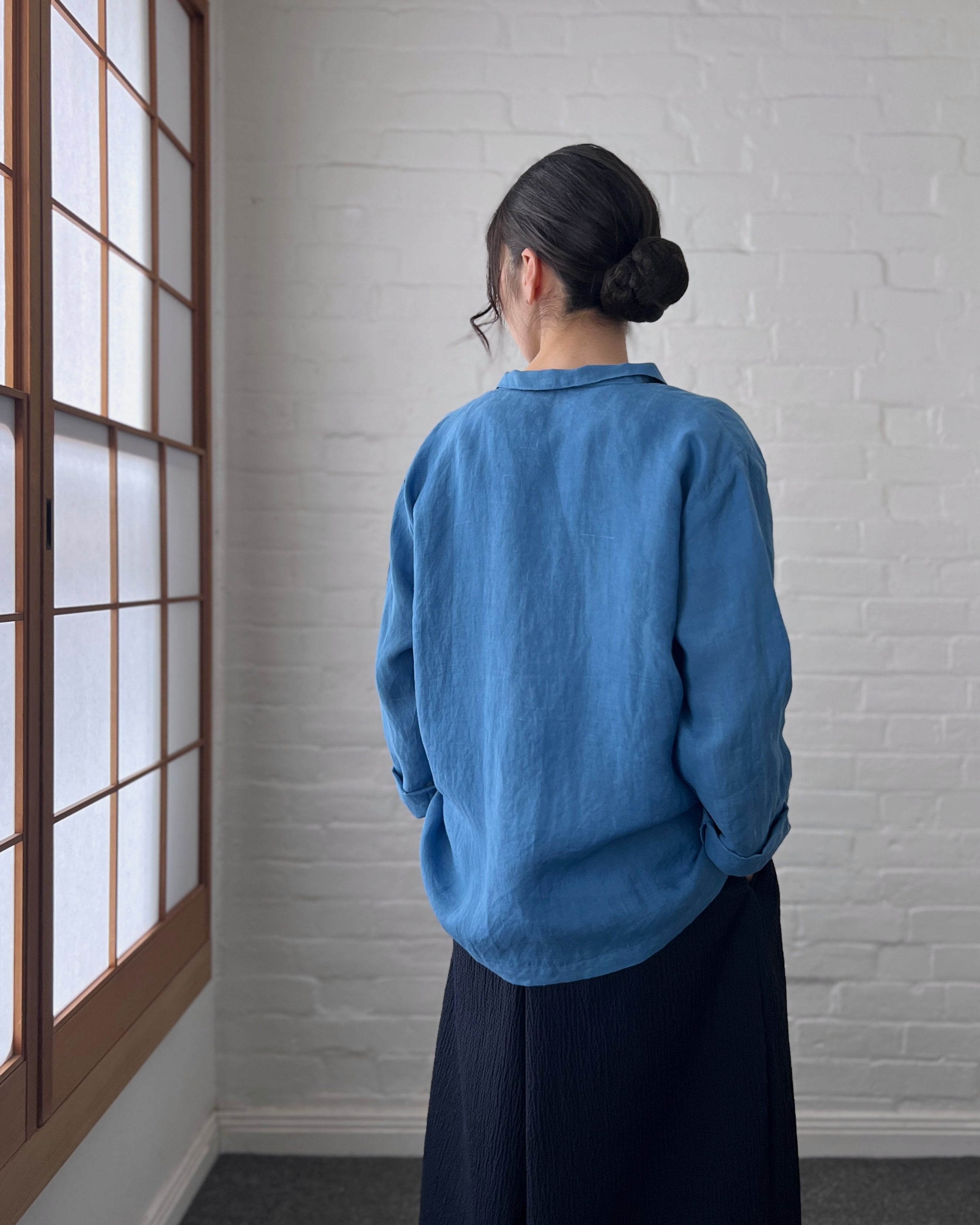 Chizu Blue : indigo dyed jacket