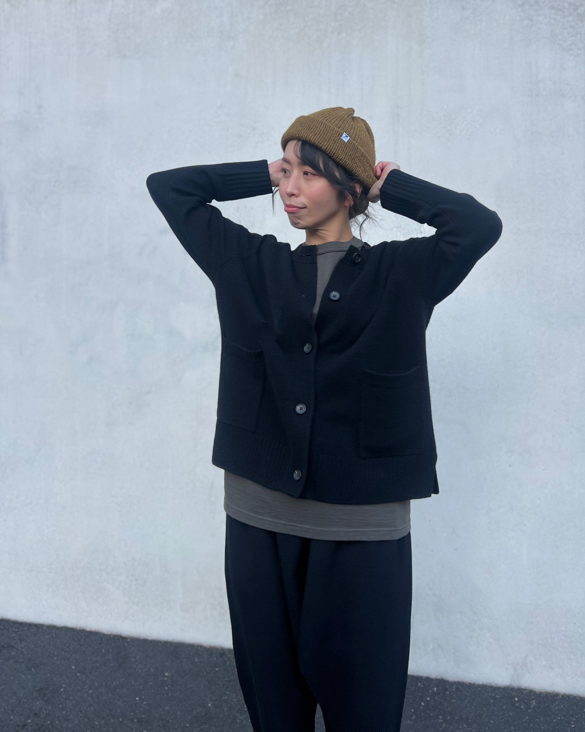 LJ struthers : carbon wool pants