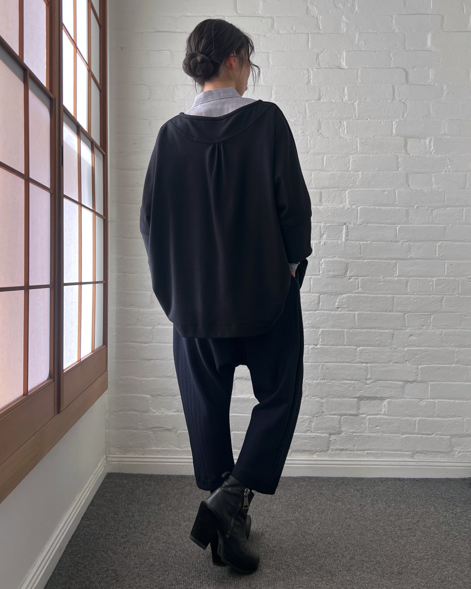 LJ struthers : ink wool pants