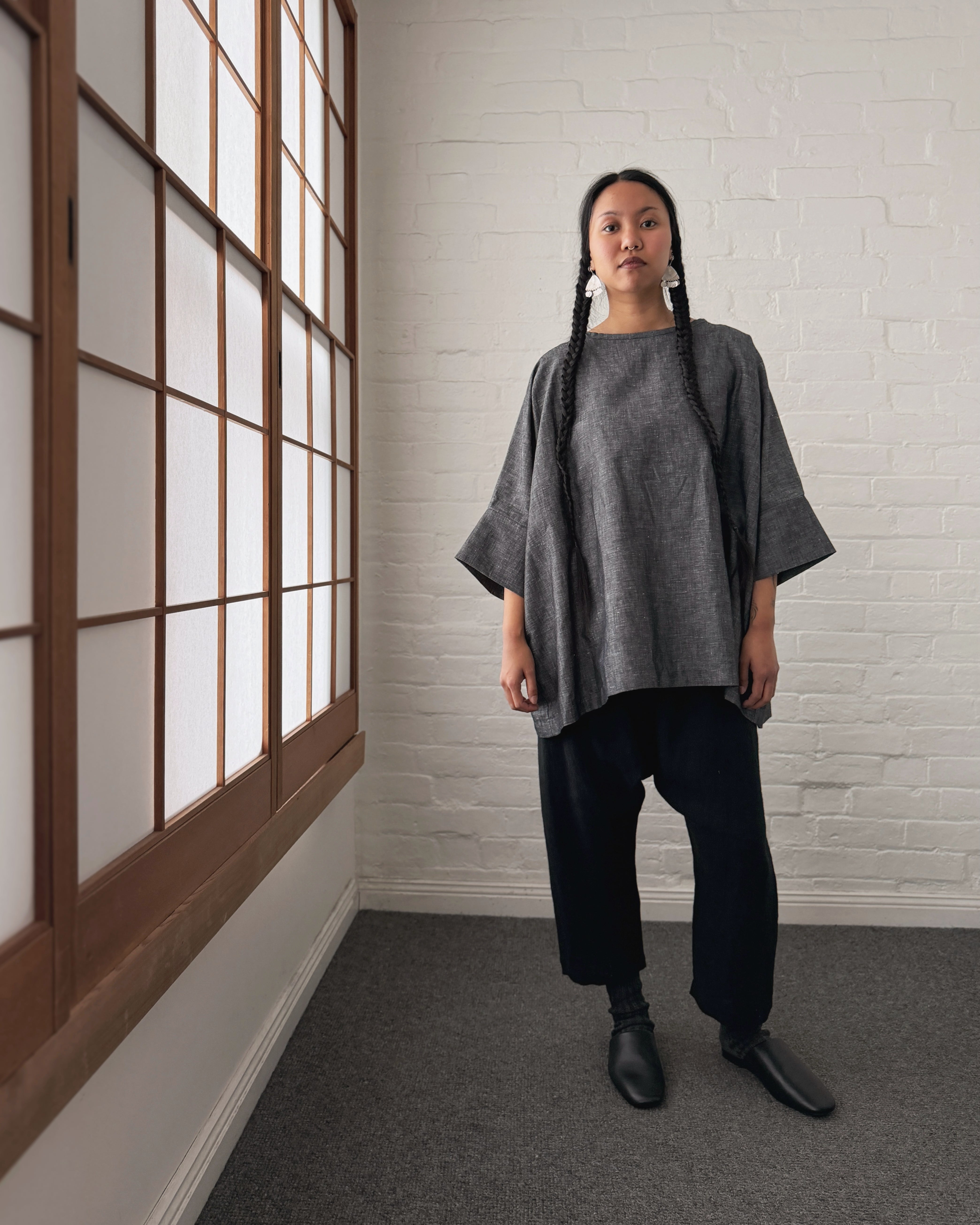 LJ struthers : ramie linen pants