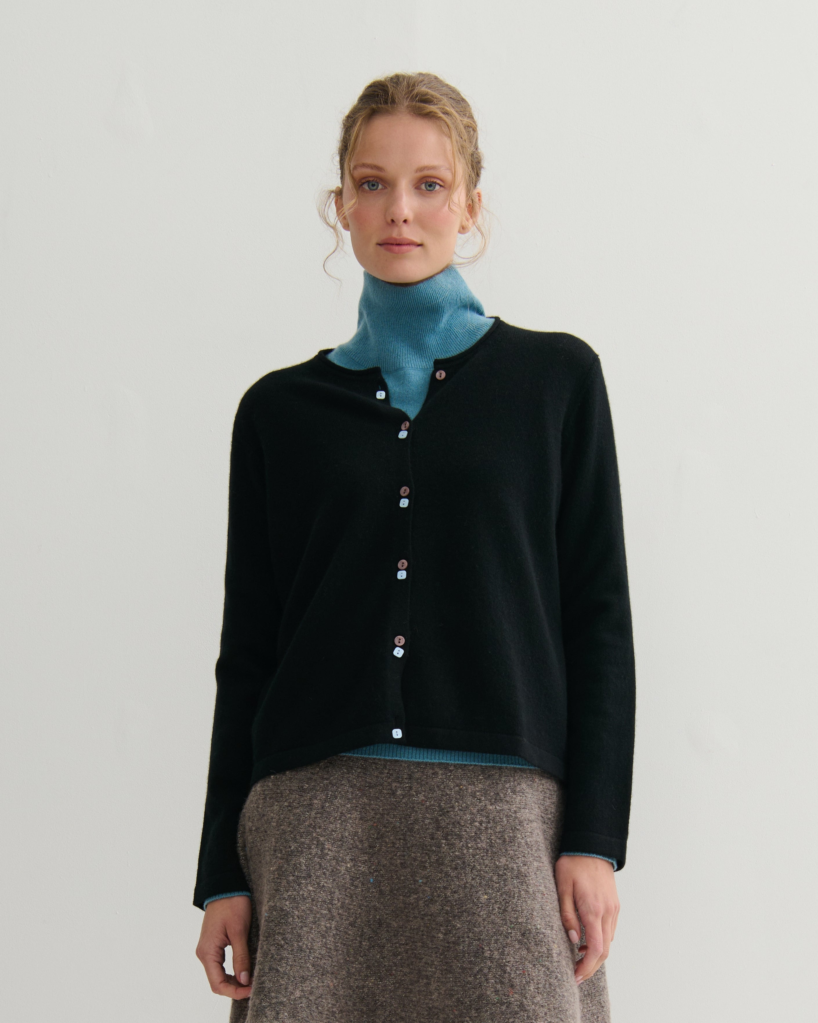 cashmerism : cashmere double buttons cardigan