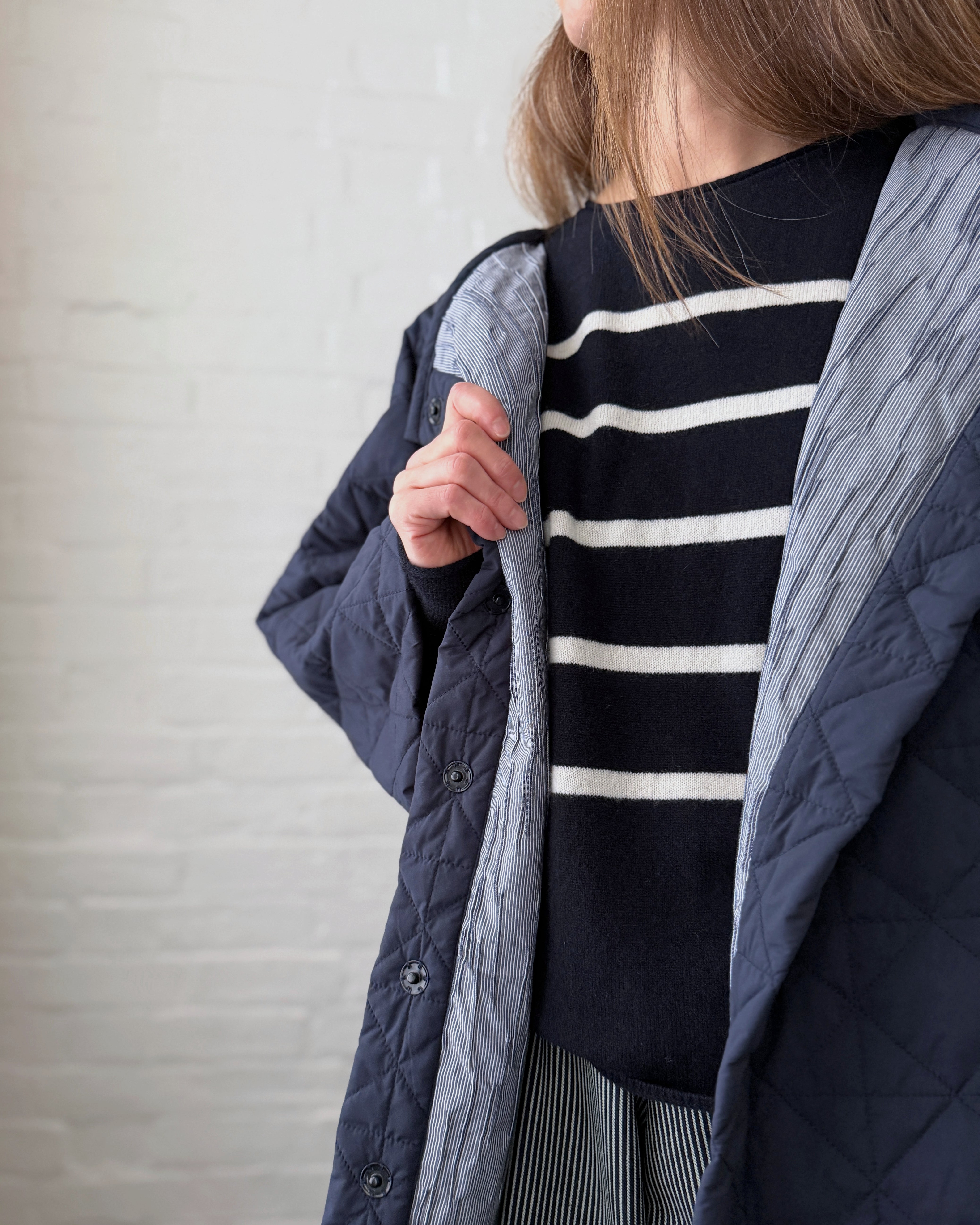 LJ struthers : quilted gallery coat