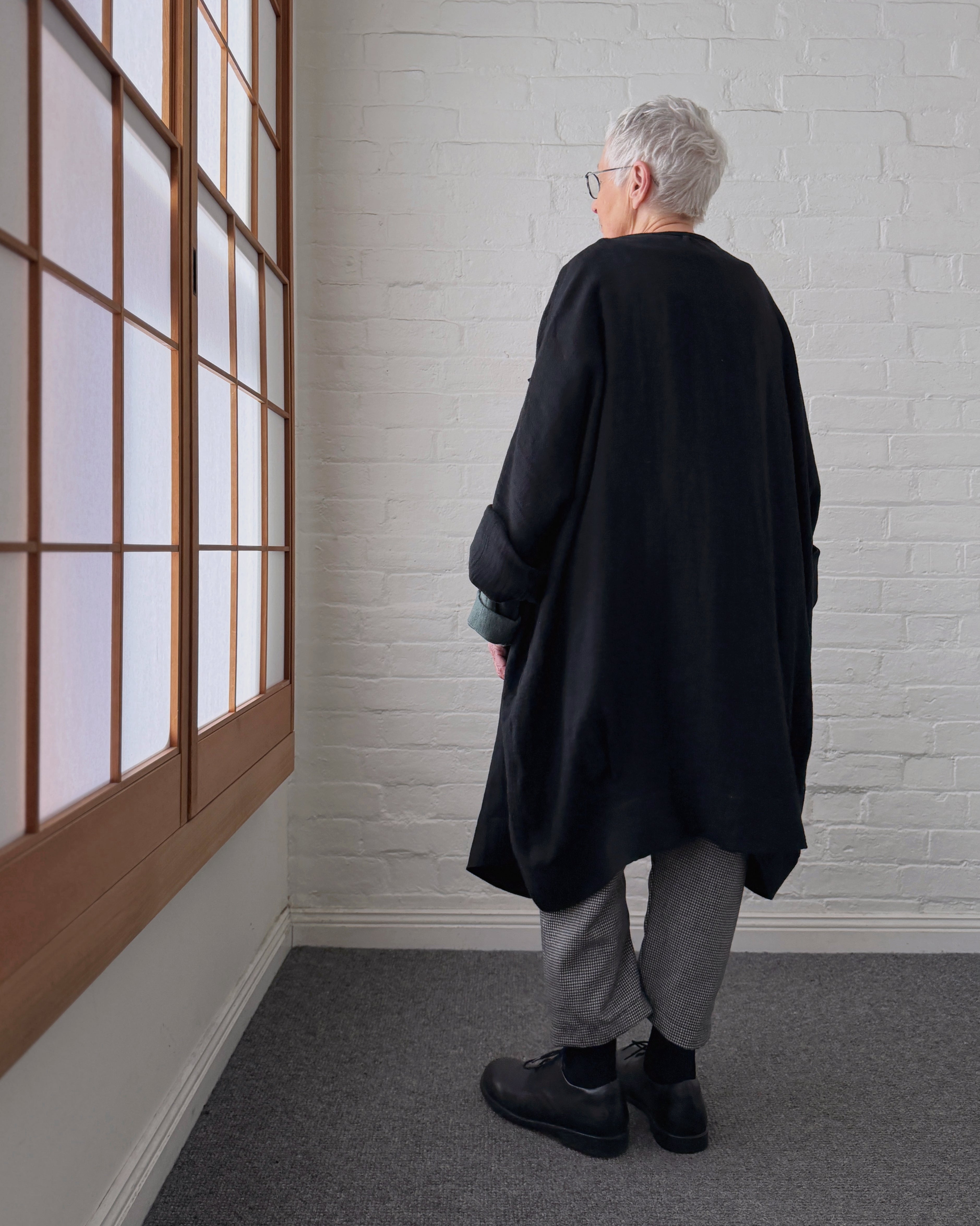 LJ struthers : ramie linen gallery duster