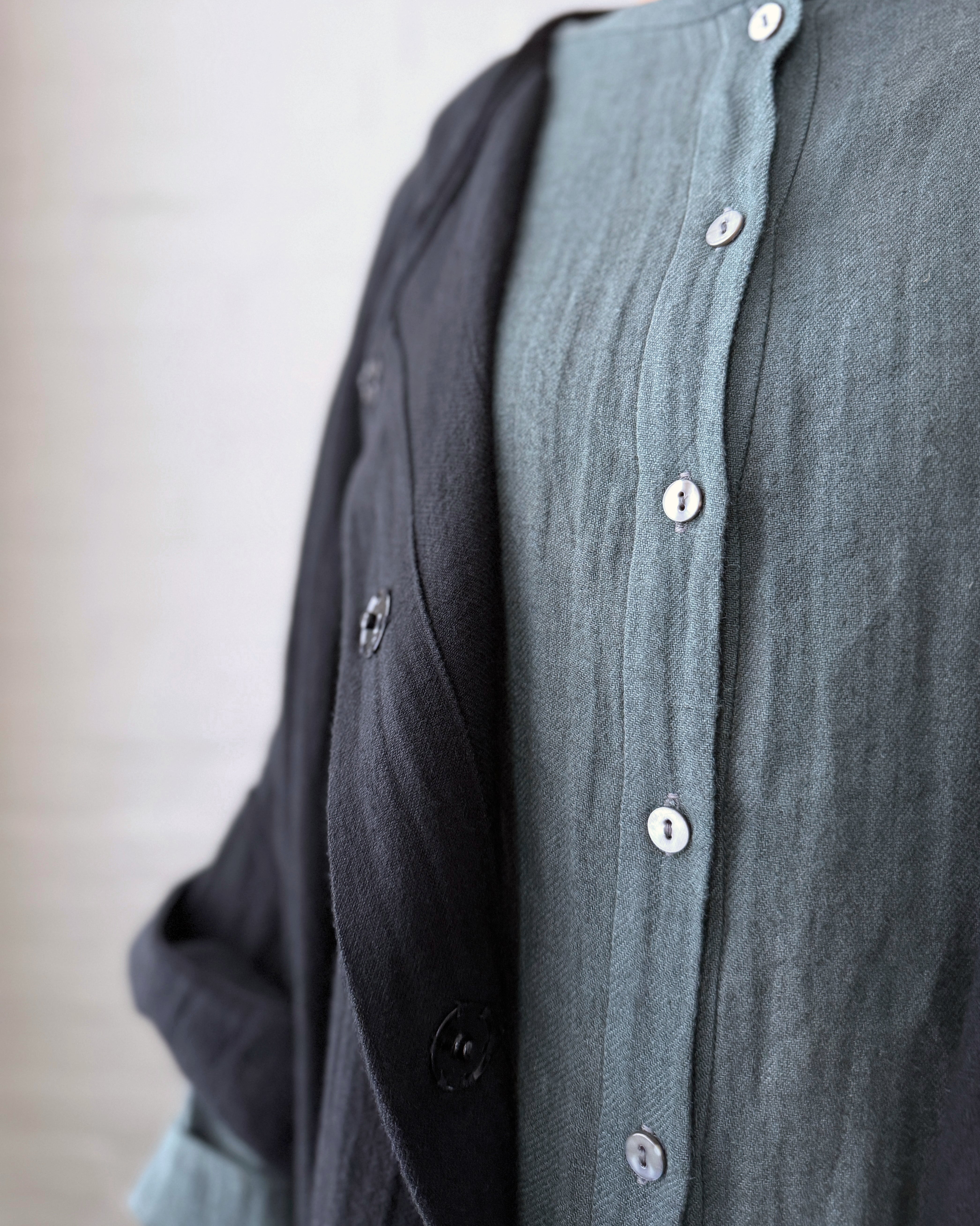 LJ struthers : ramie linen gallery duster
