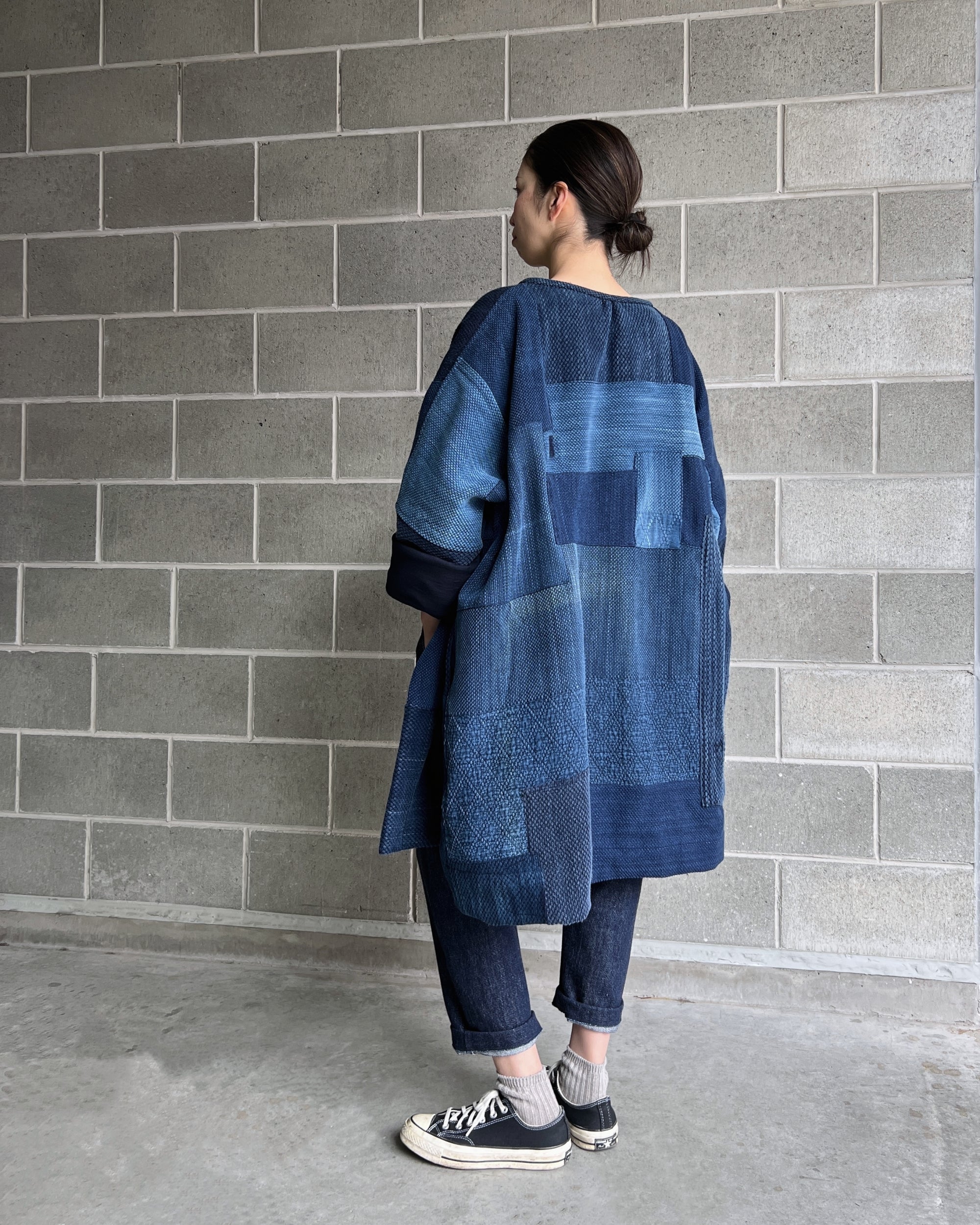 LJ struthers : aizome gallery coat