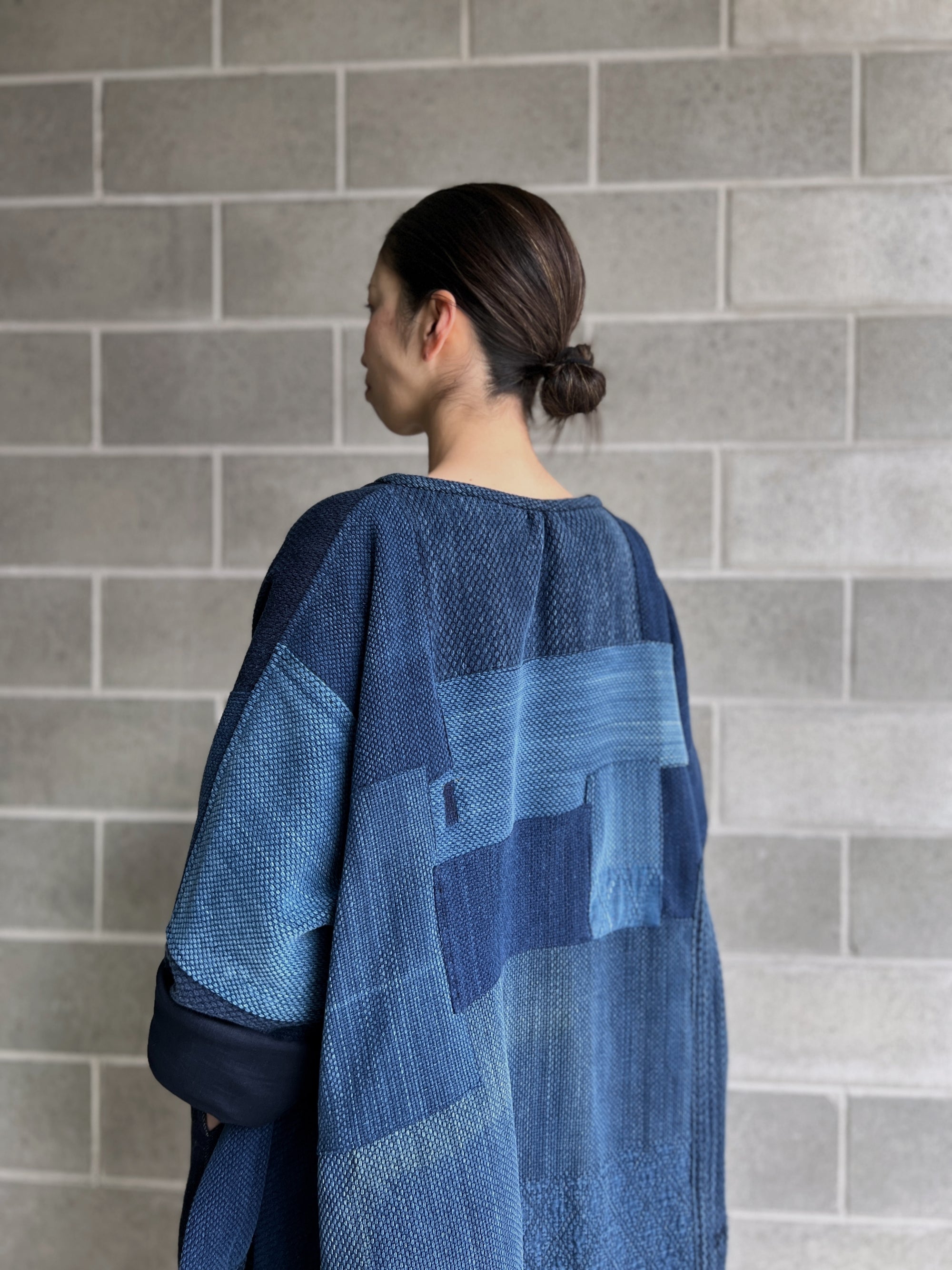 LJ struthers : aizome gallery coat