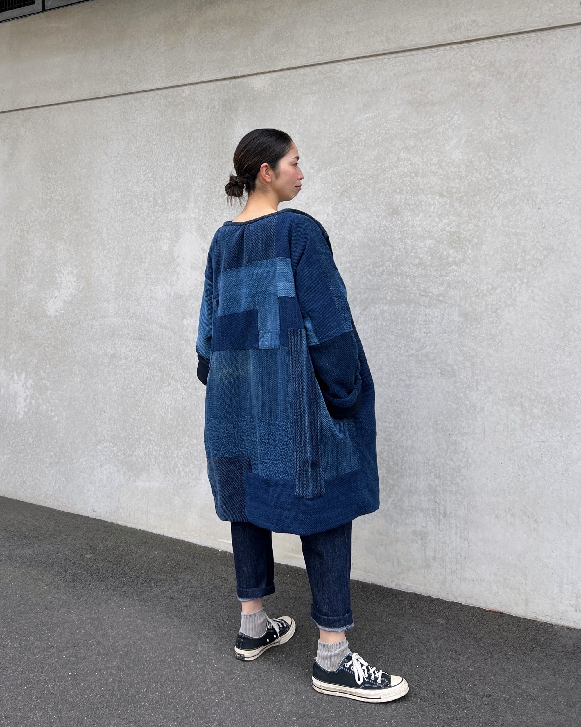 LJ struthers : aizome gallery coat