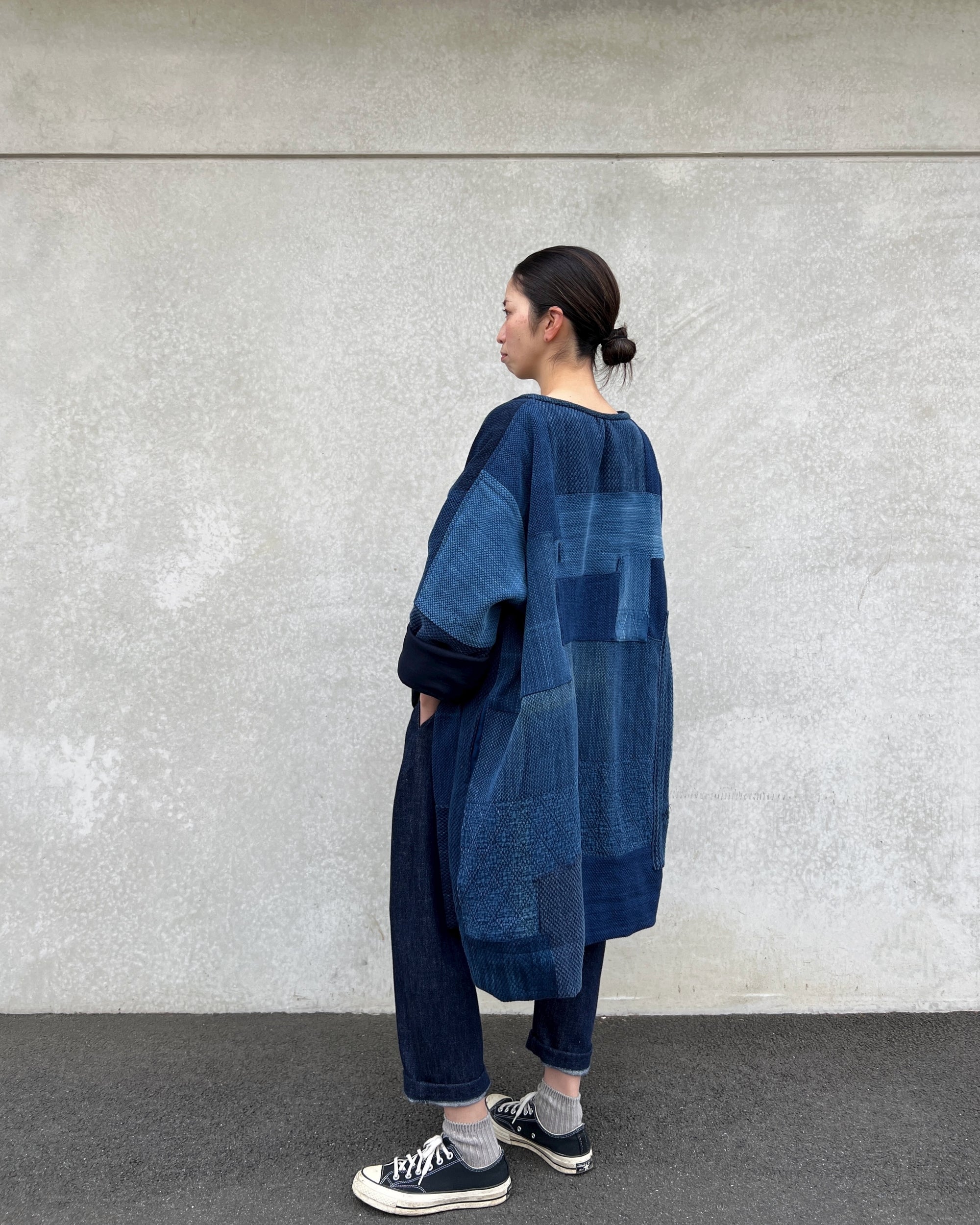 LJ struthers : aizome gallery coat