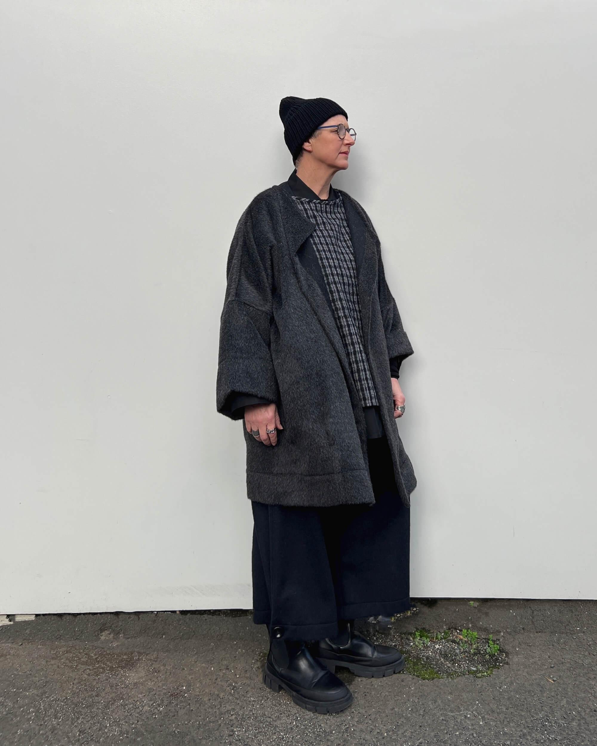 LJ struthers : alpaca wool gallery coat