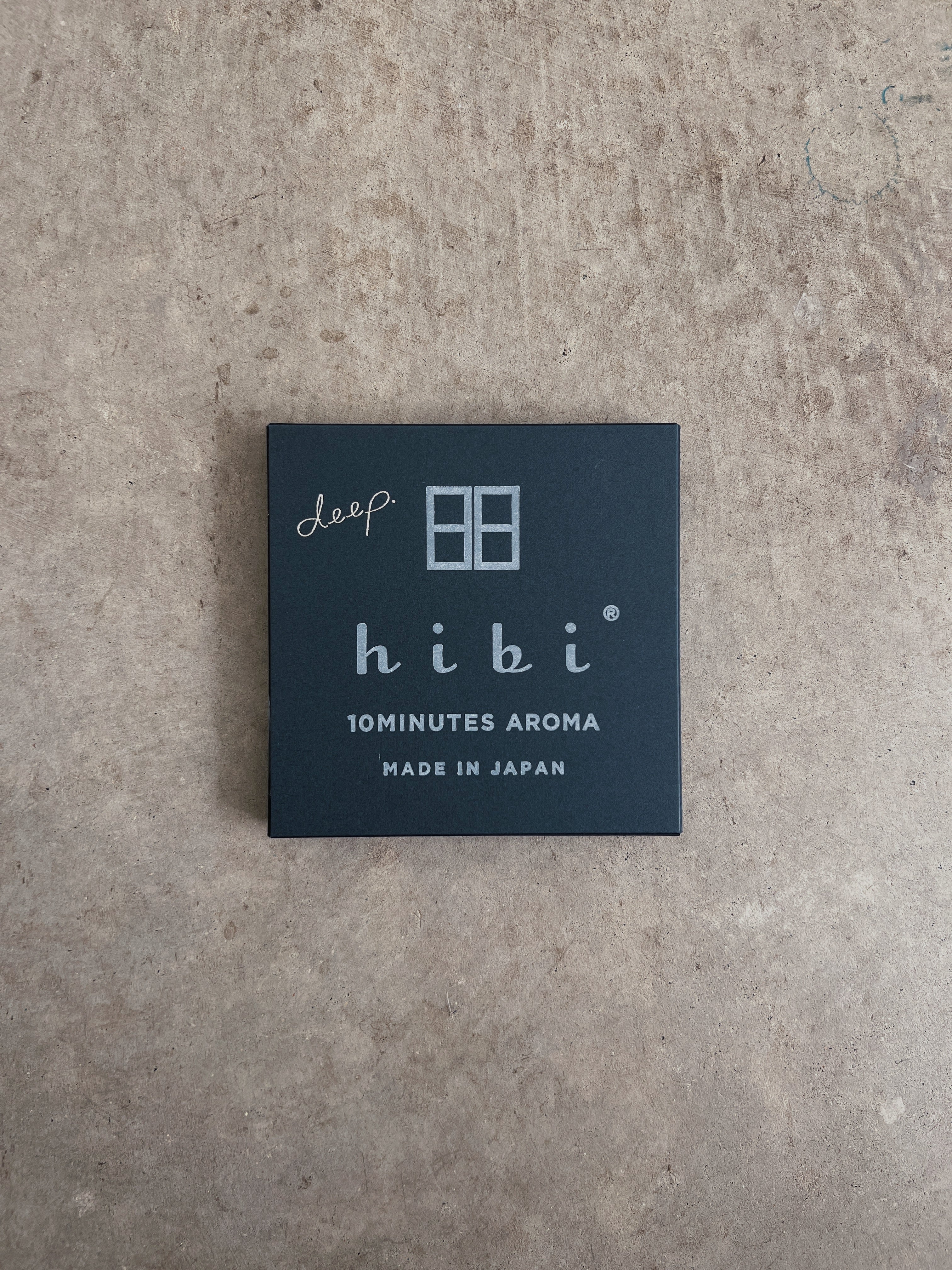 hibi 10 minute incense : <em>deep</em> scents gift box