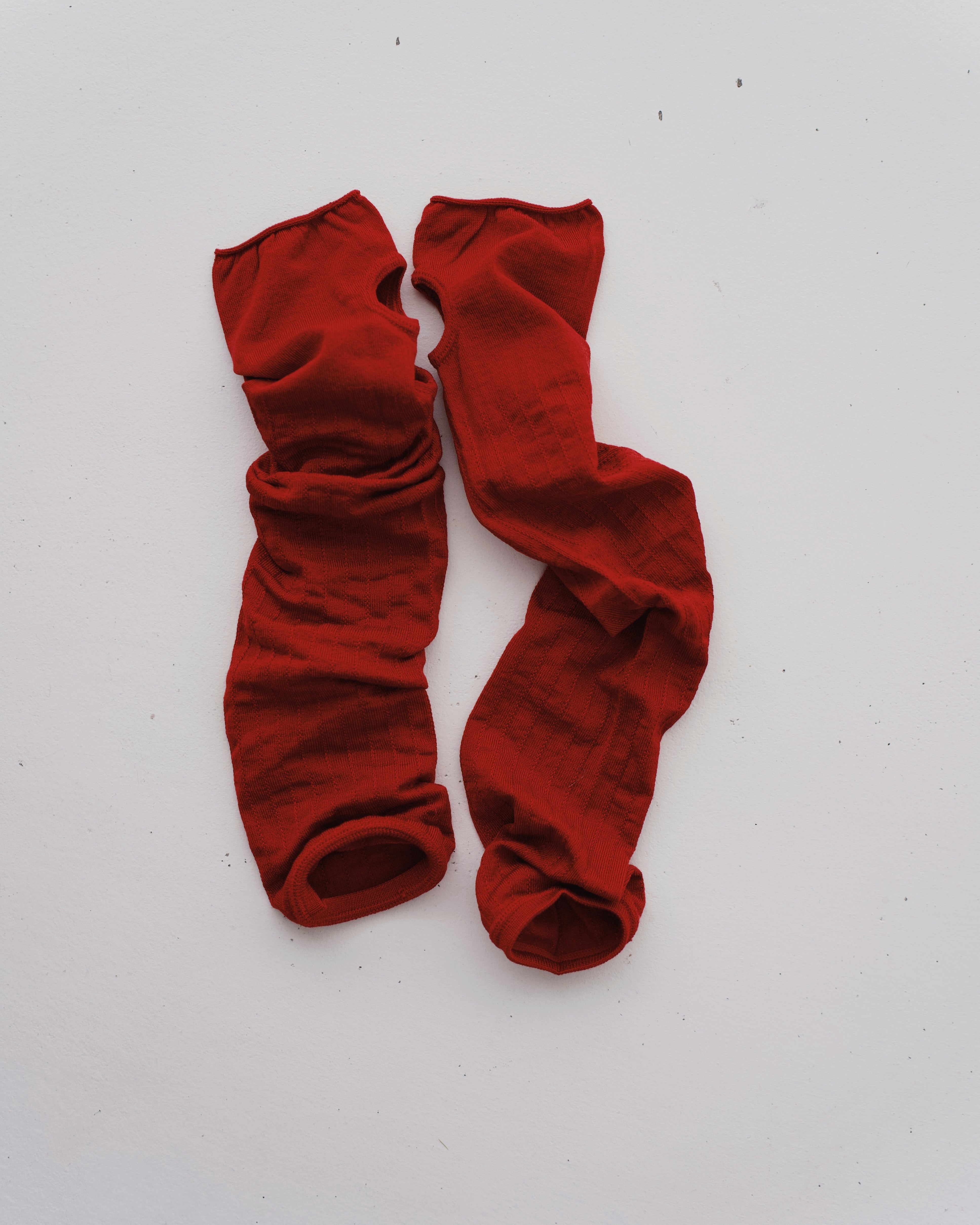 hakne : silk arm covers long