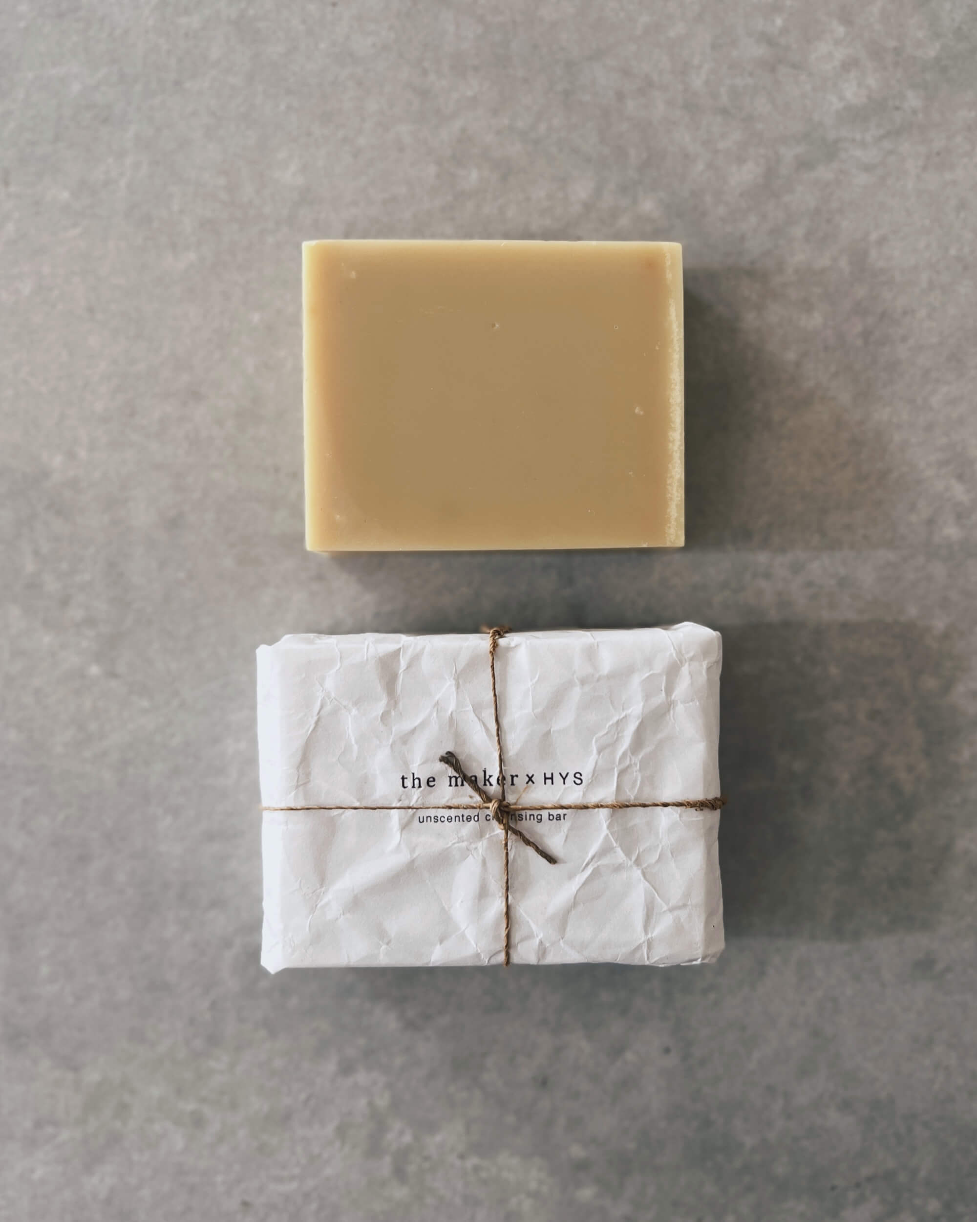 the maker x HYS : unscented cleansing bar