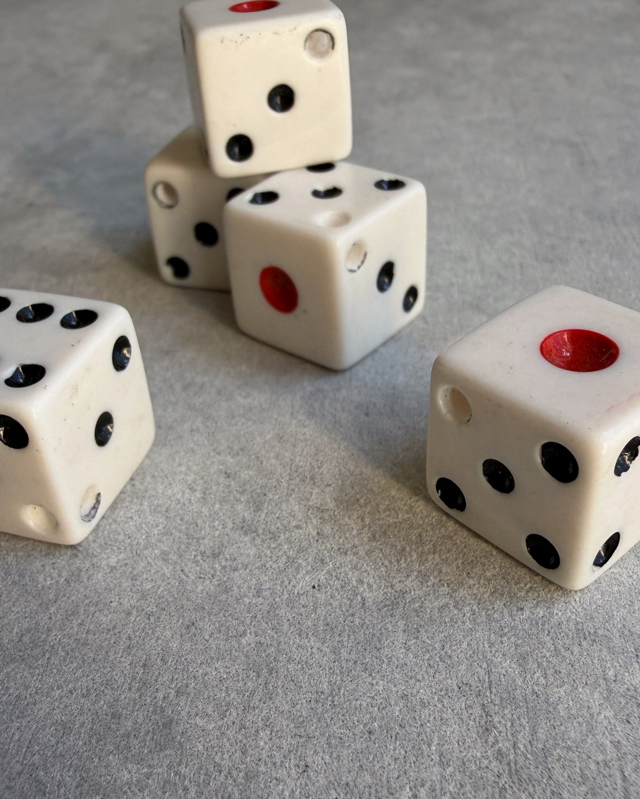 vintage dice charm