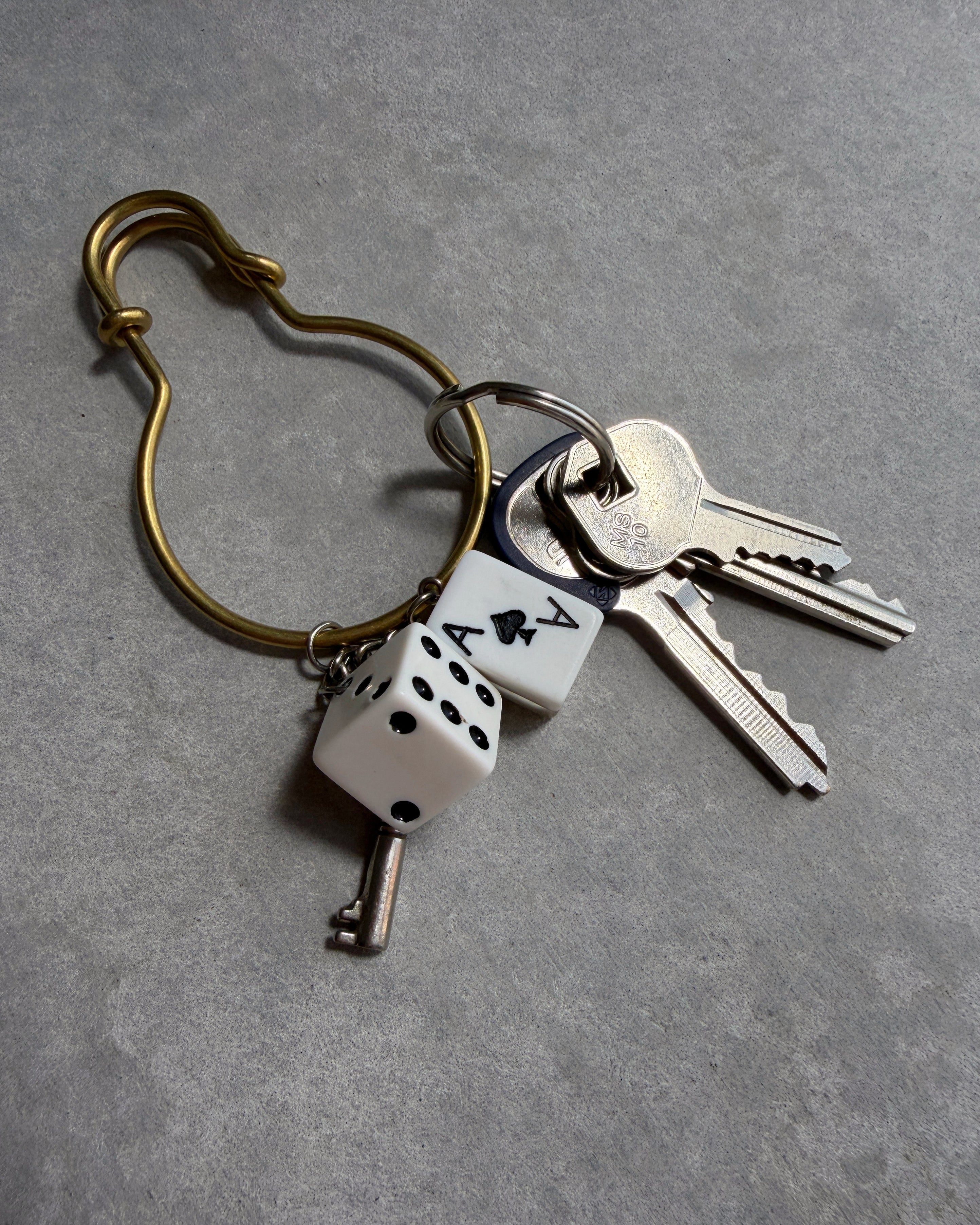 vintage dice charm