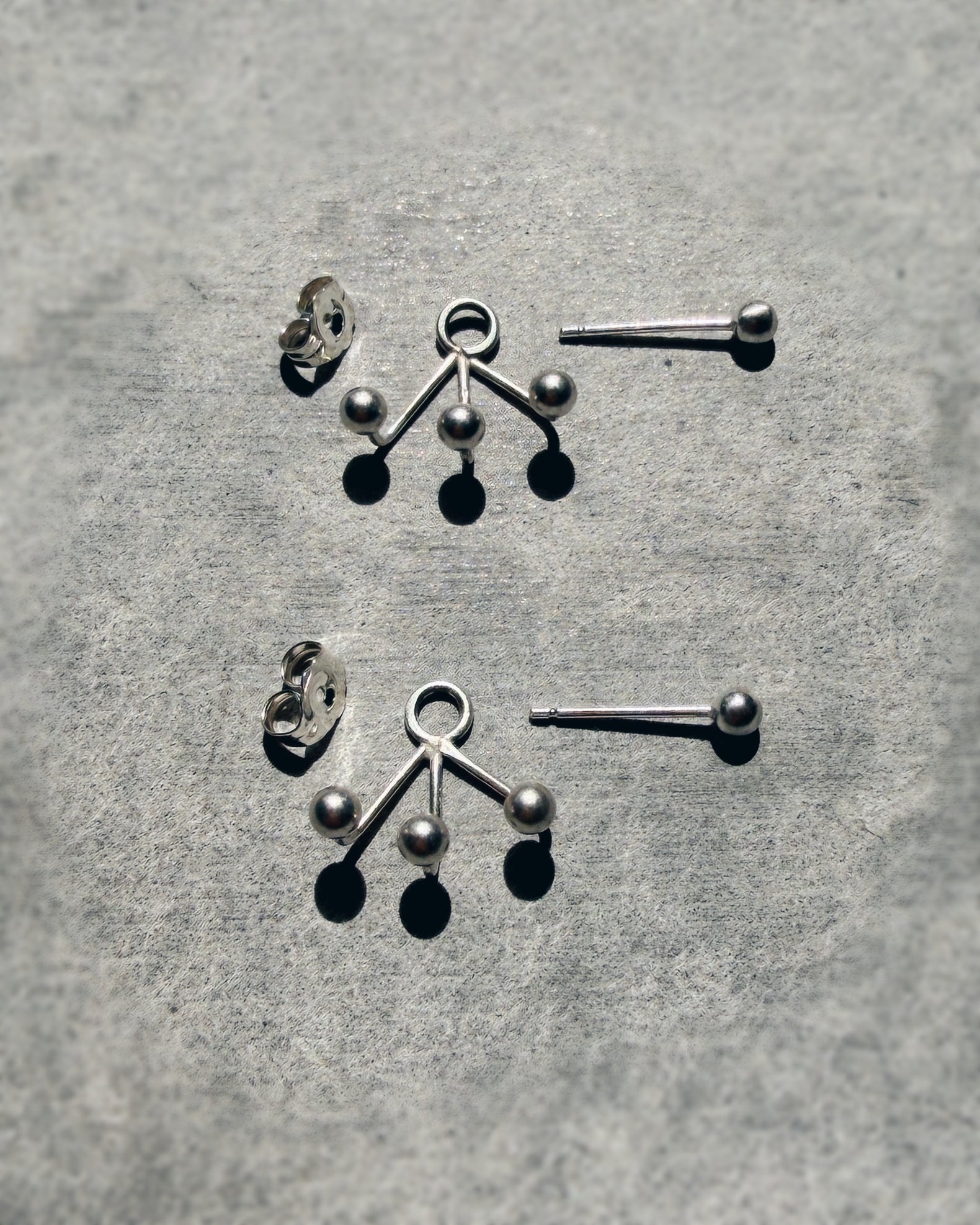 virginia wynne : silver ear jacket earrings | the maker