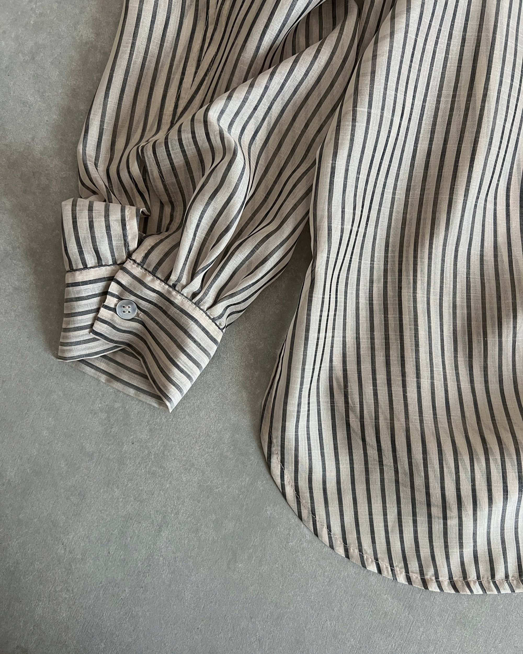 LJ struthers : sheer stripe shirt