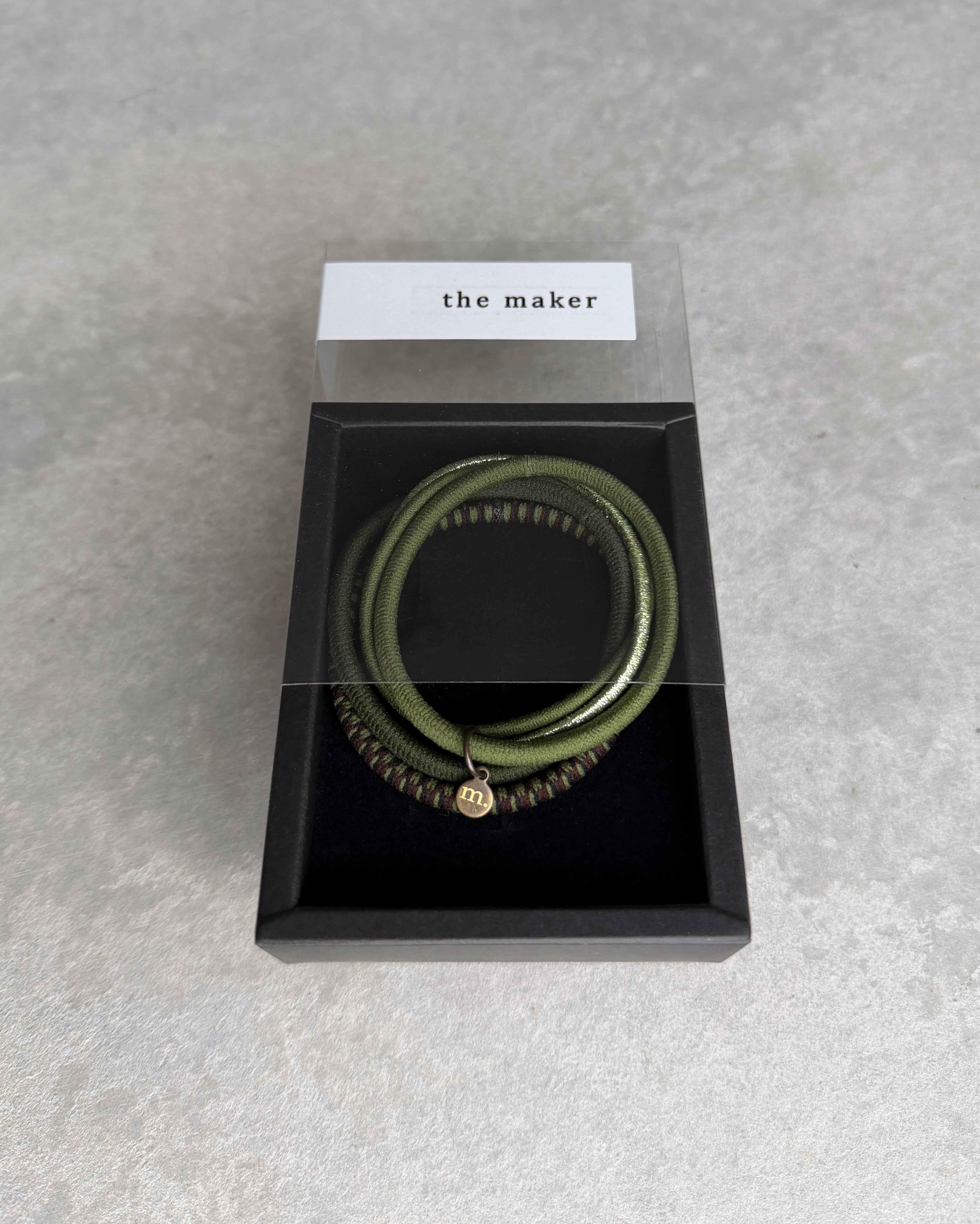 'm' for the maker : hair tie set - midori