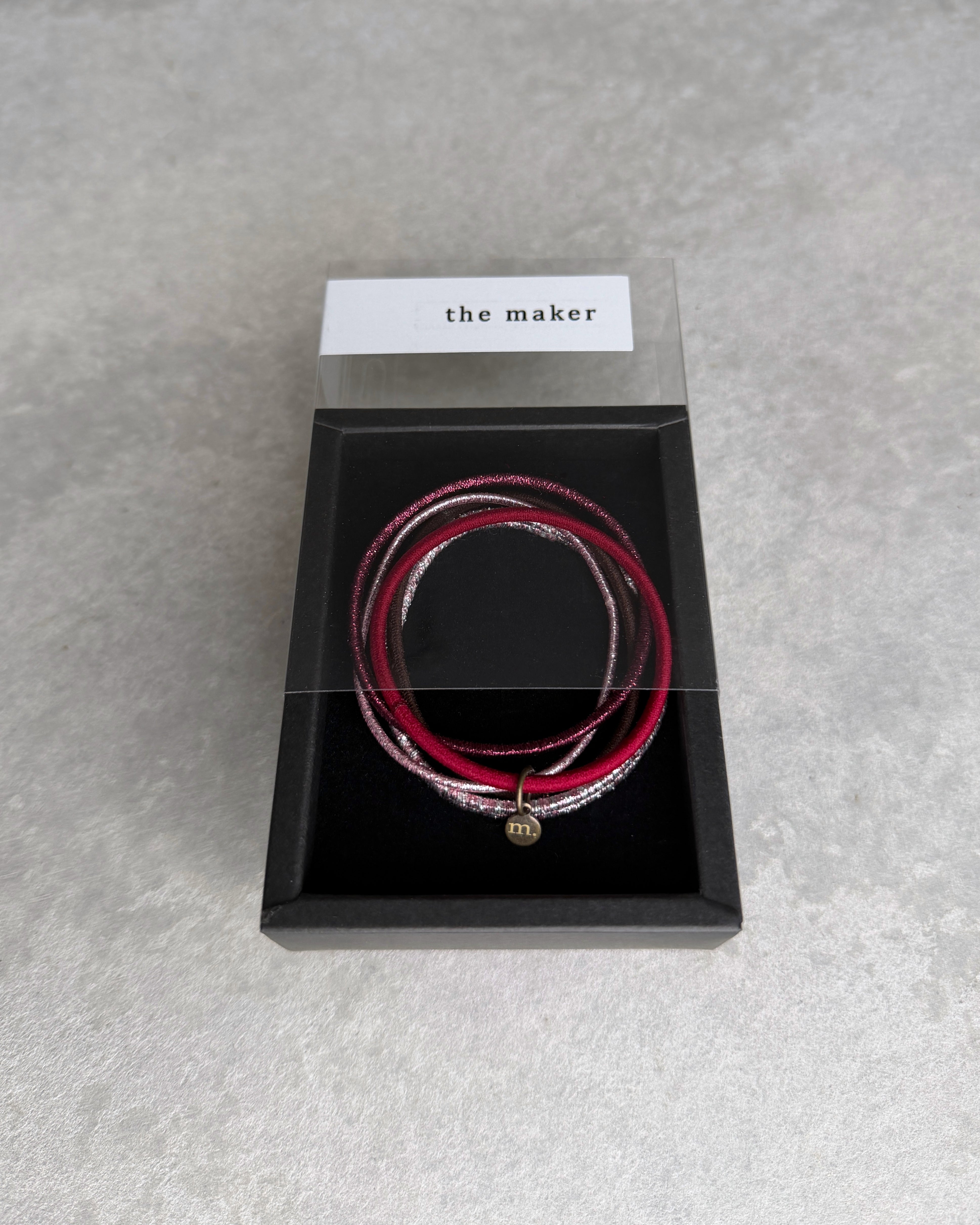 'm' for the maker : hair tie set - sakurairo