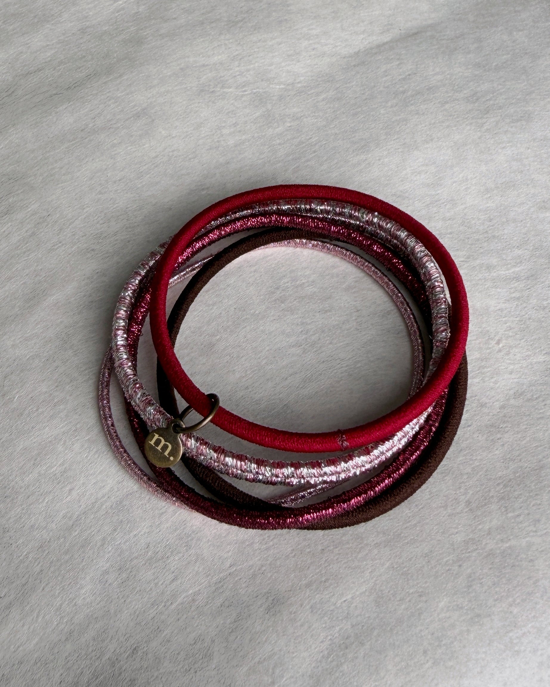 'm' for the maker : hair tie set - sakurairo