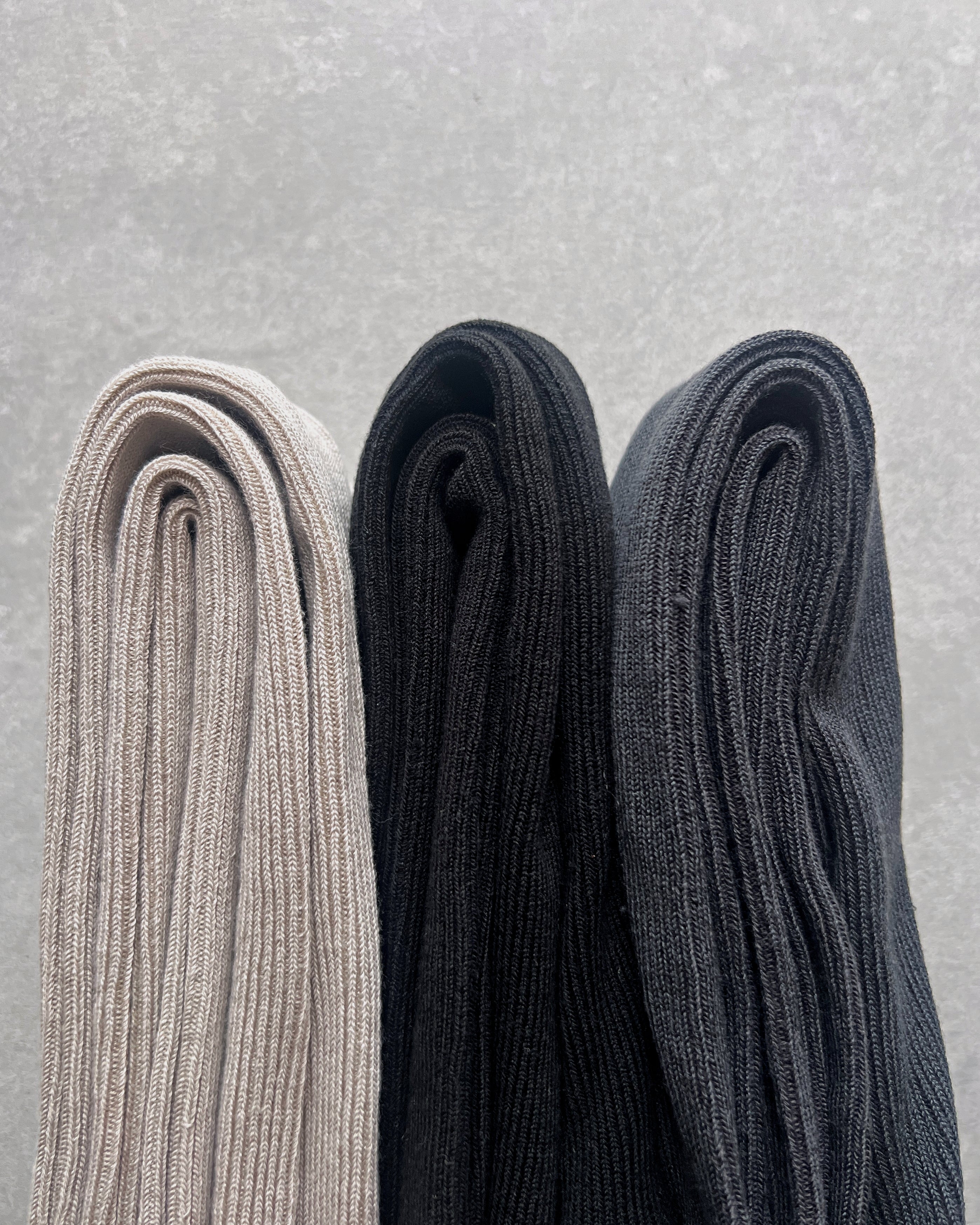 hakne : silk cotton ribbed leggings