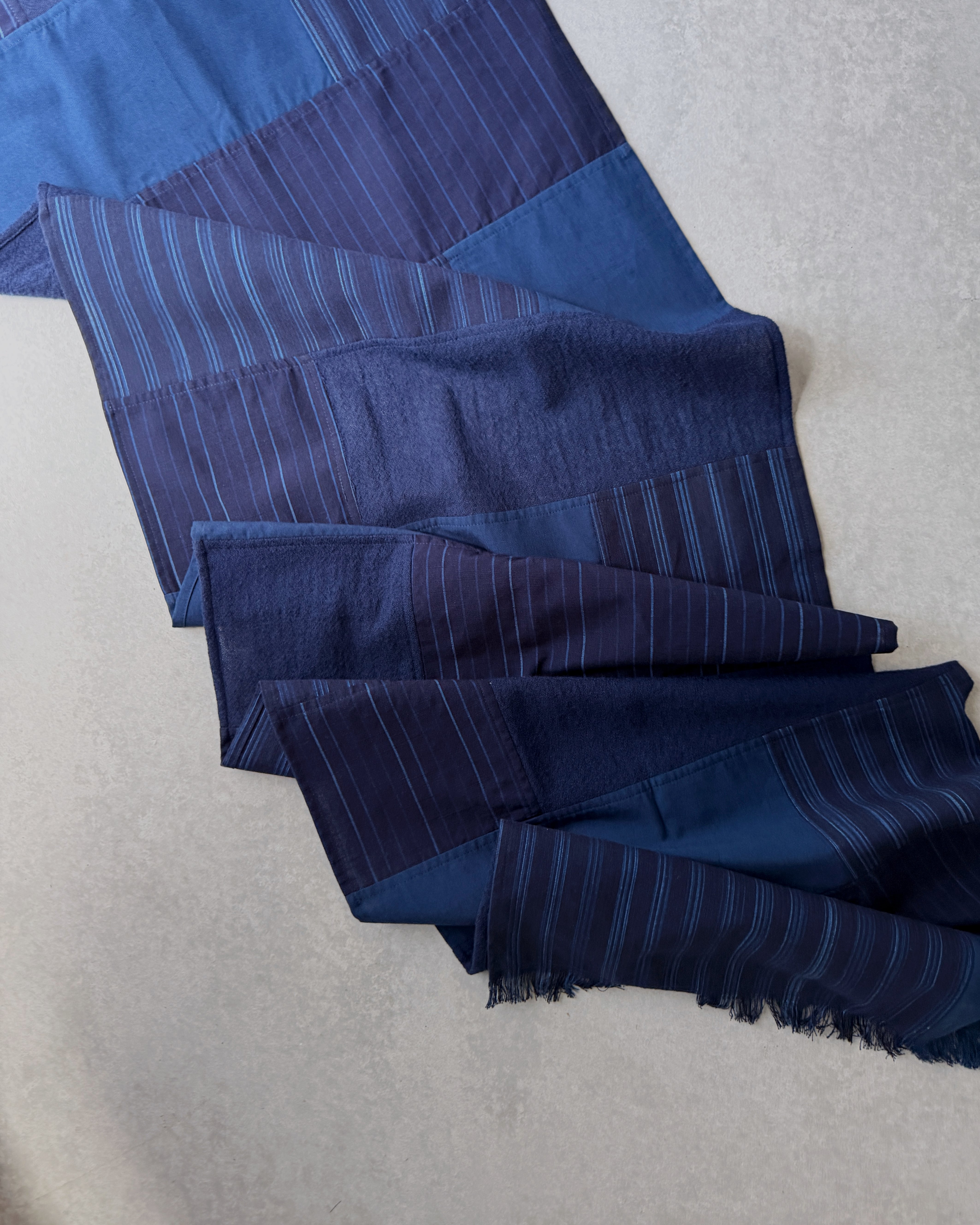 Kasuri : indigo scarf