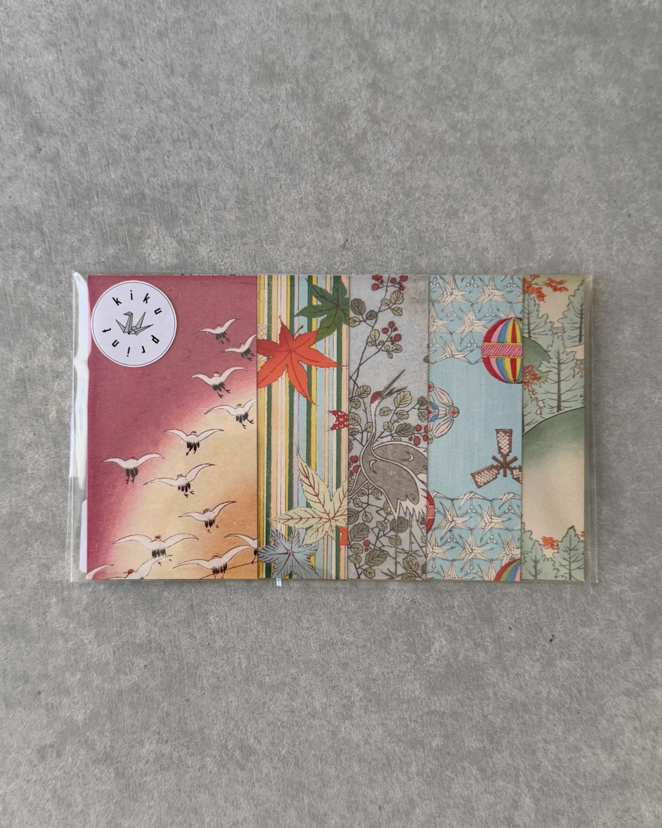 kiku print : kimono gift tags
