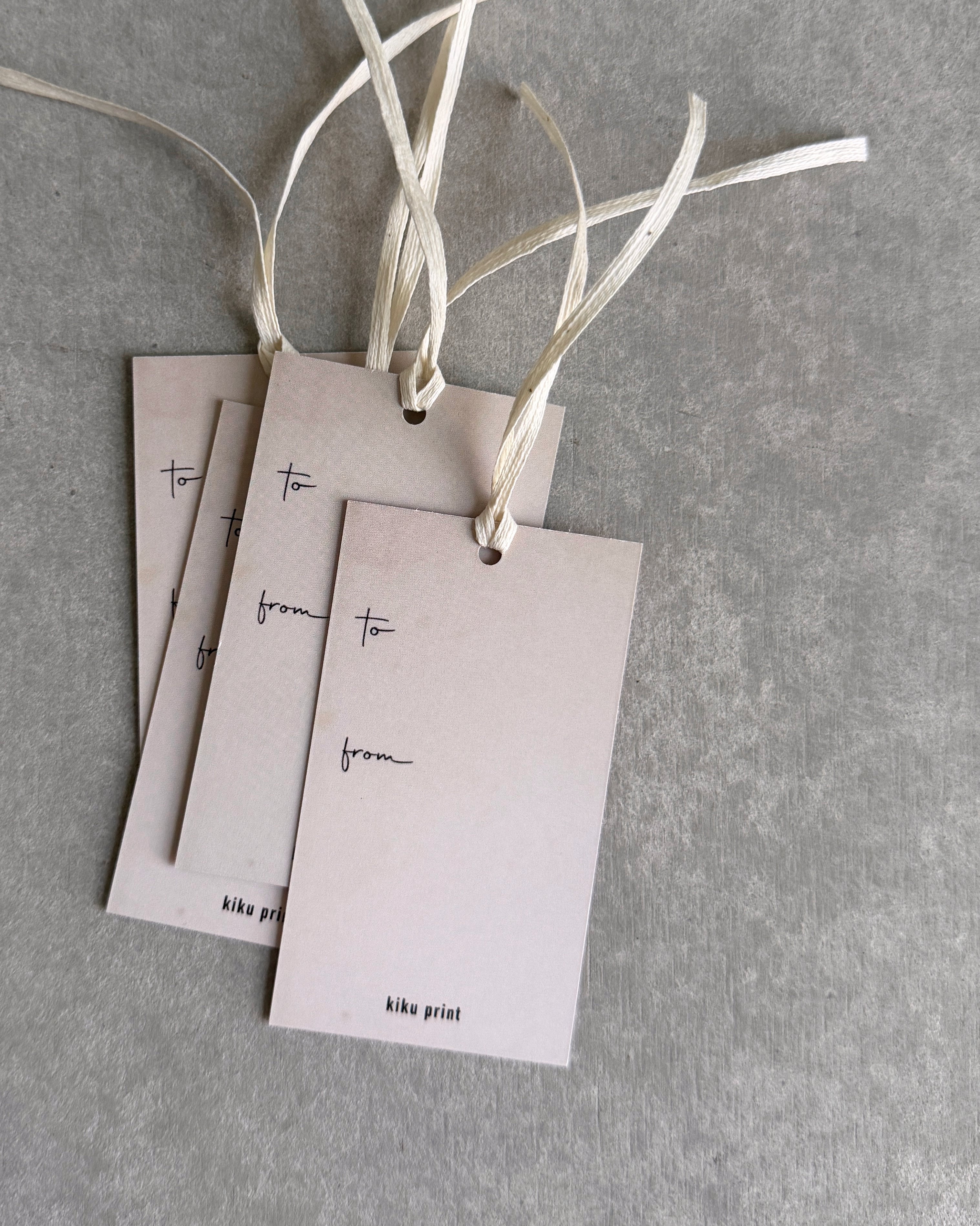 kiku print : kimono gift tags