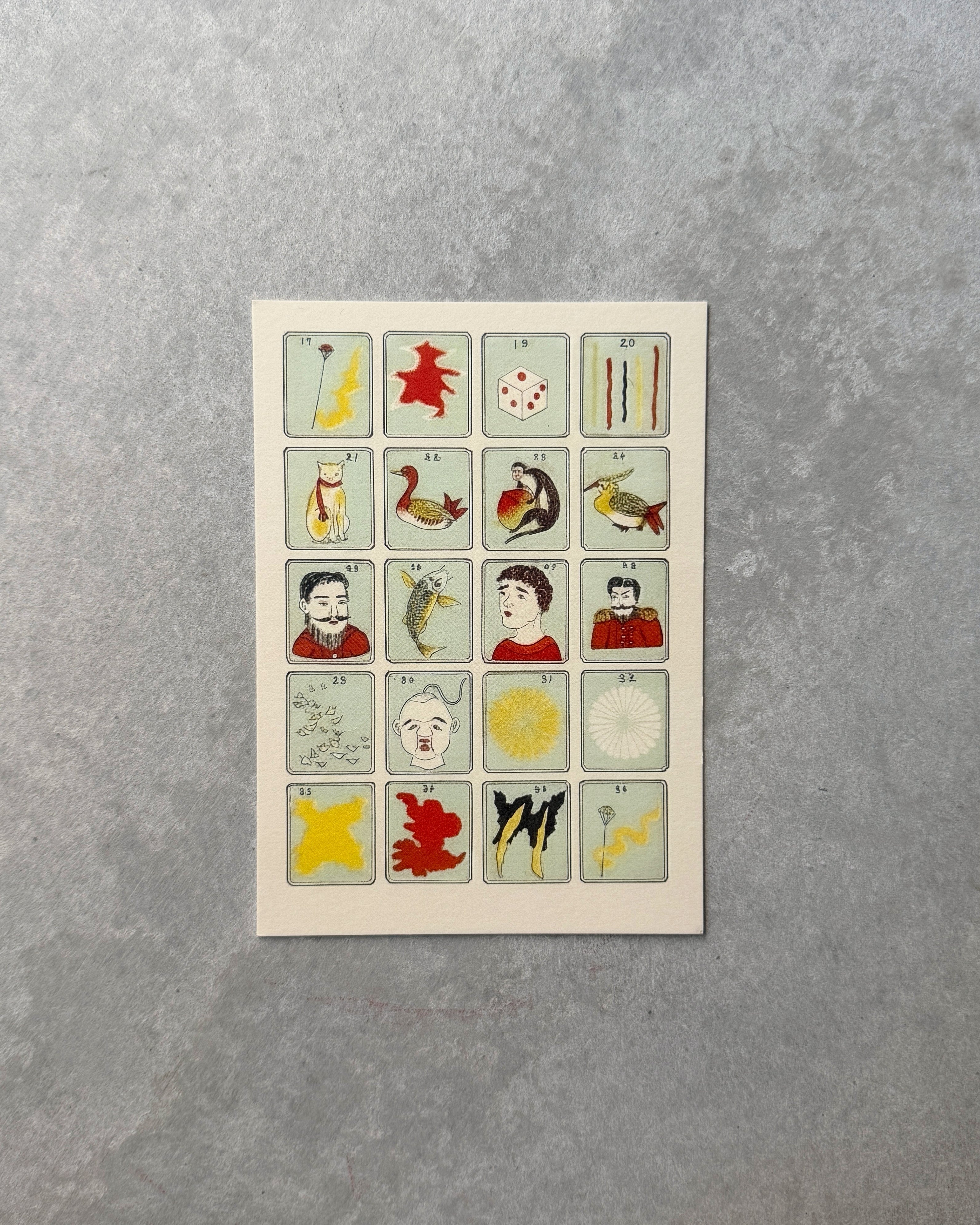 kiku print : postcard - Hirayama catalogue