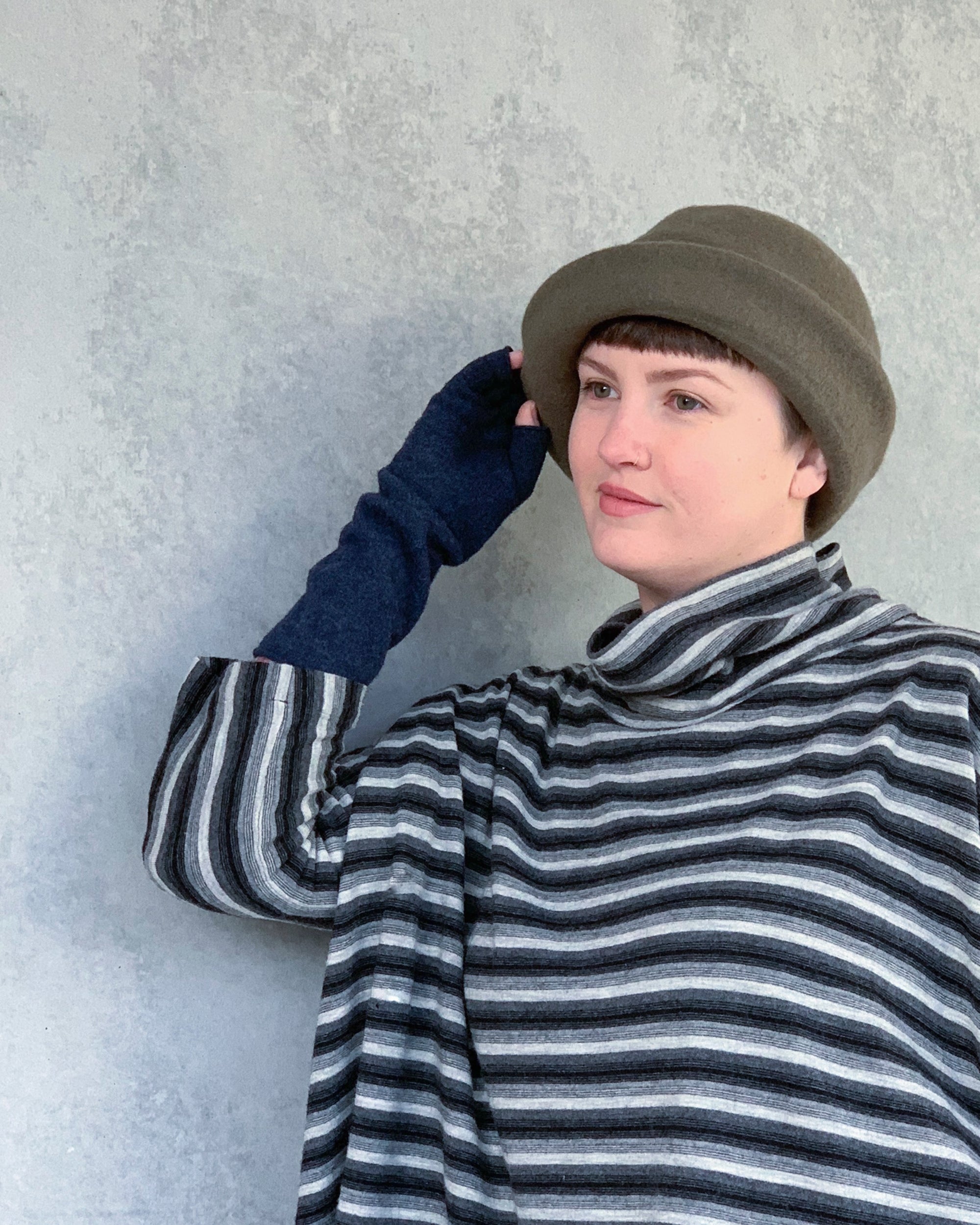 kopka : wool clochard hat