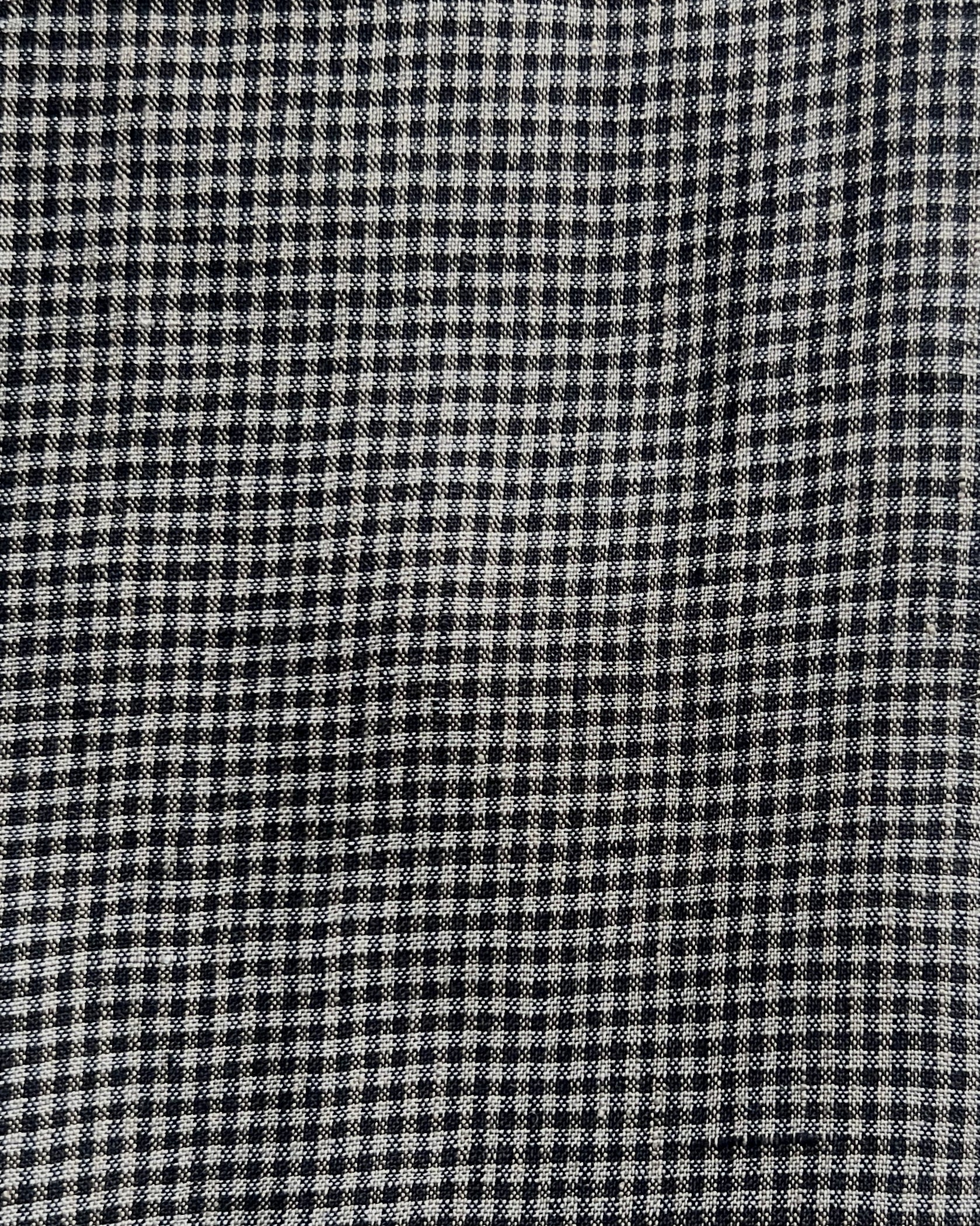 LJ struthers : micro check linen pants