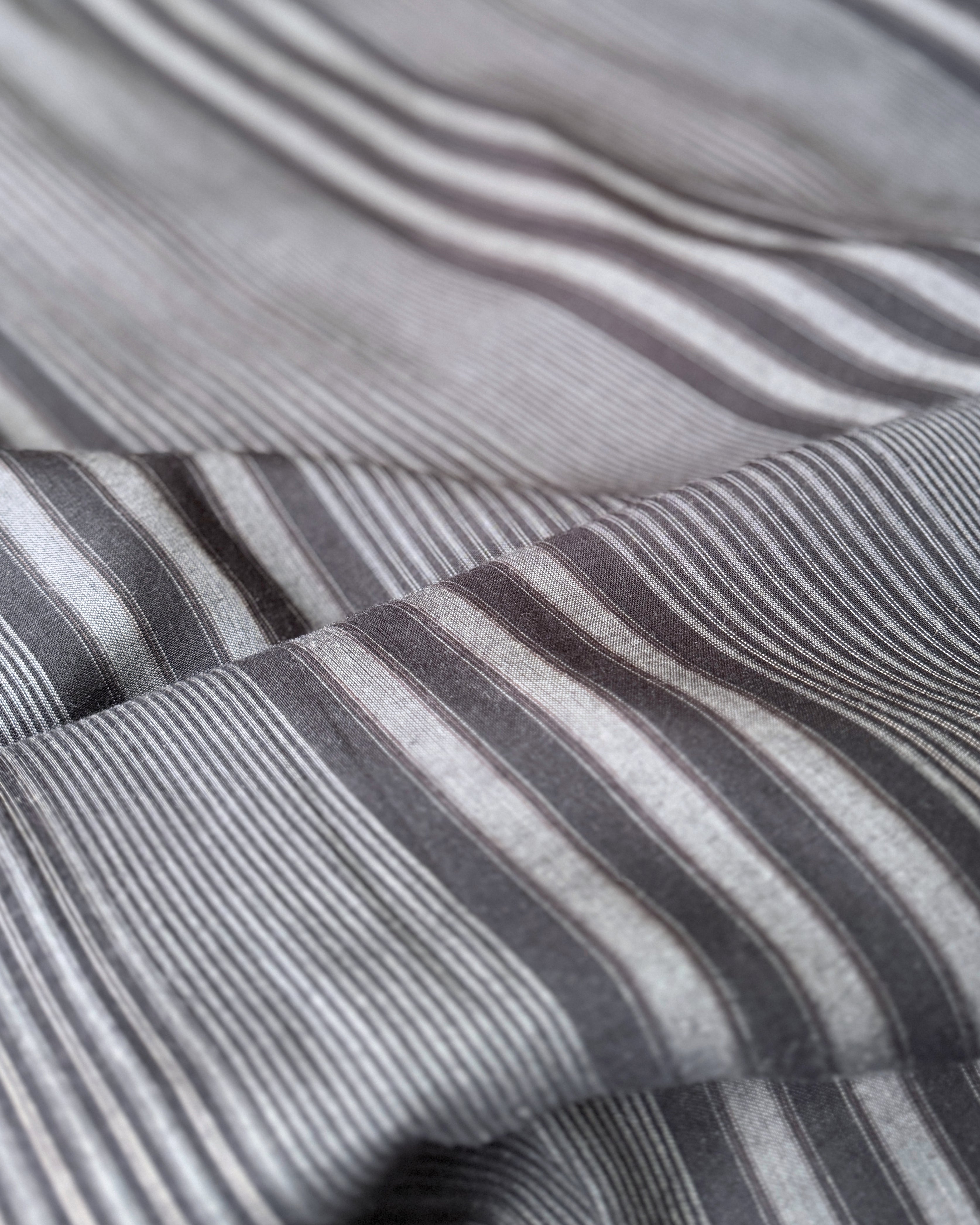 LJ struthers : striped cotton quadro dress