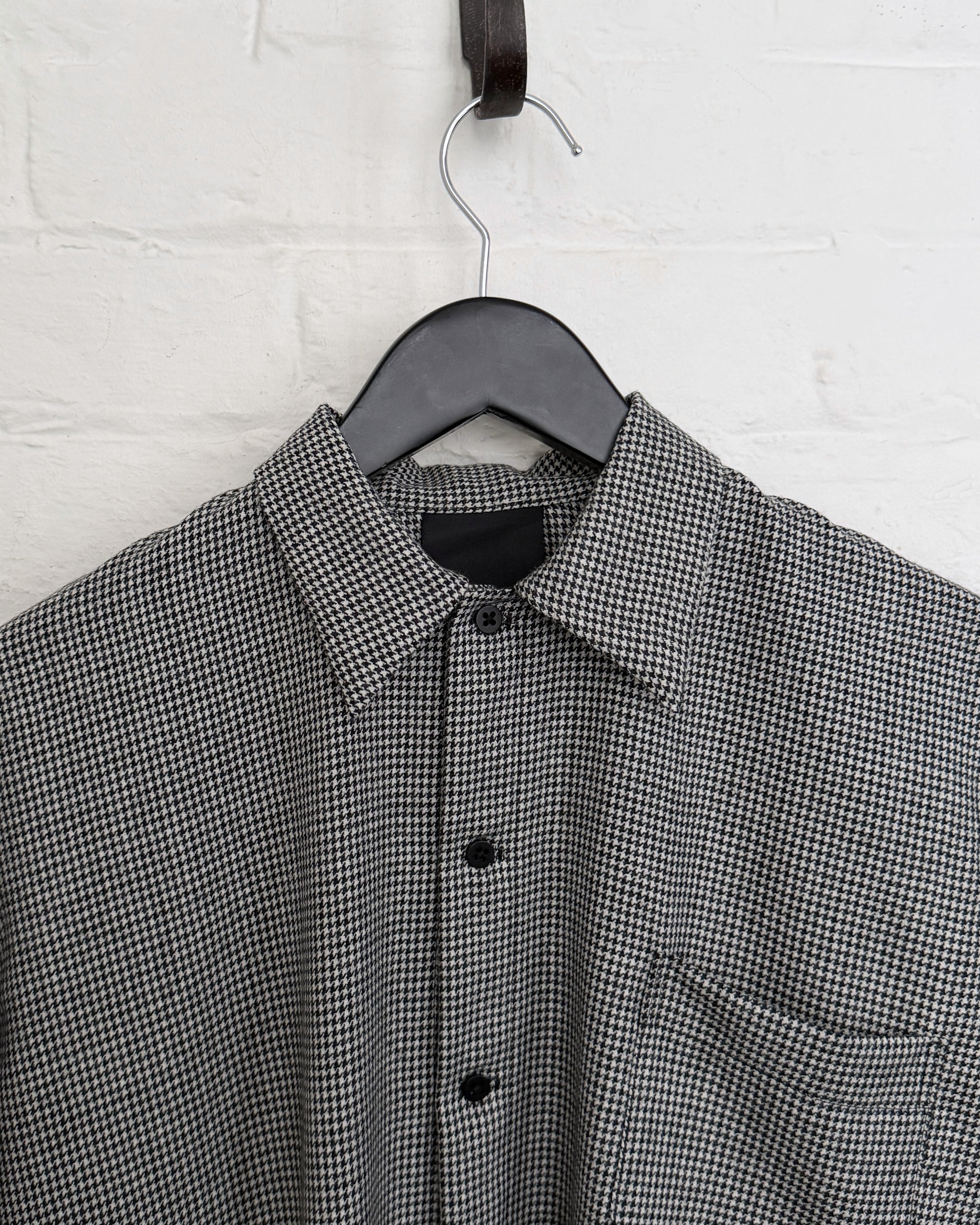 LJ struthers : wool houndstooth shirt