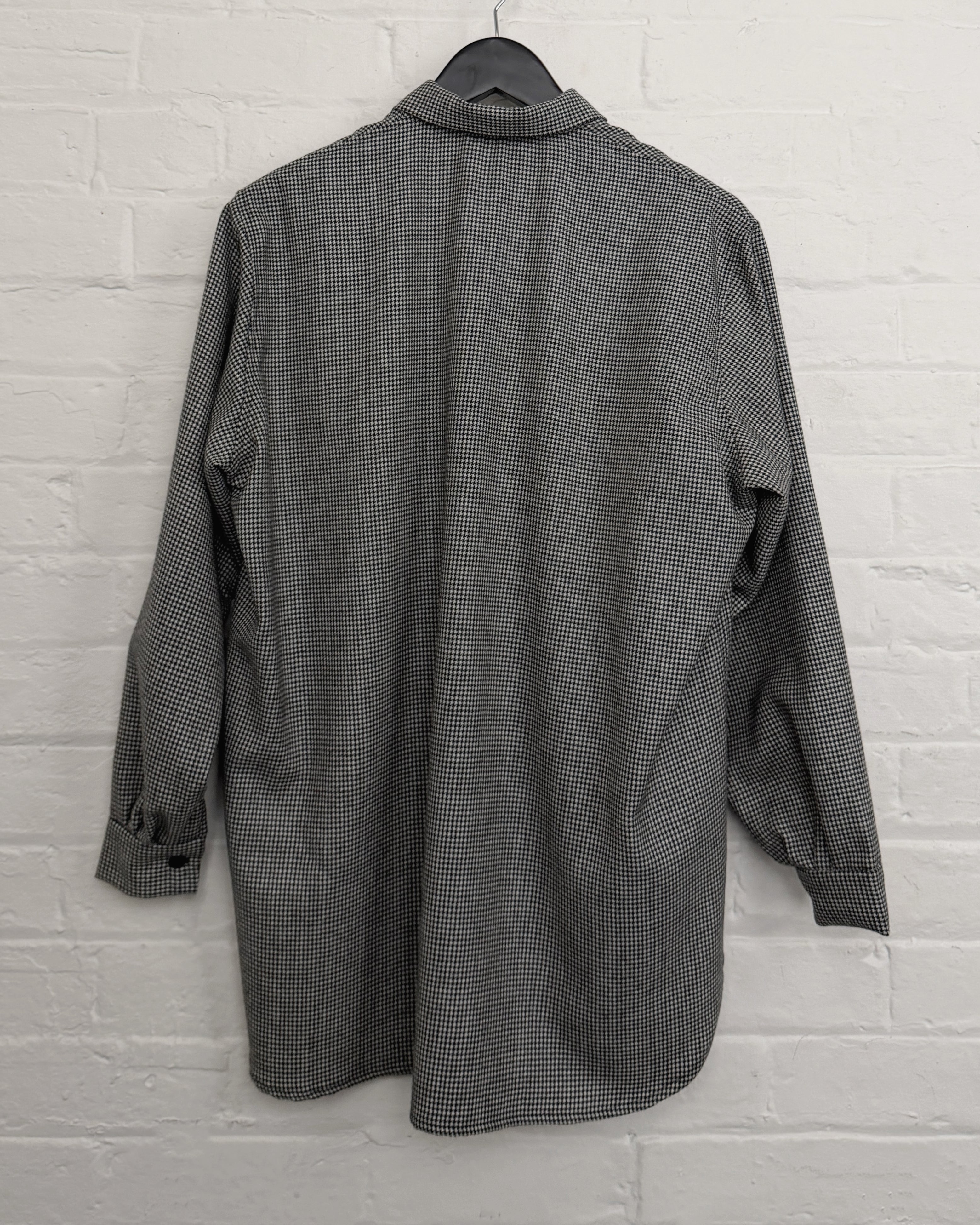 LJ struthers : wool houndstooth shirt