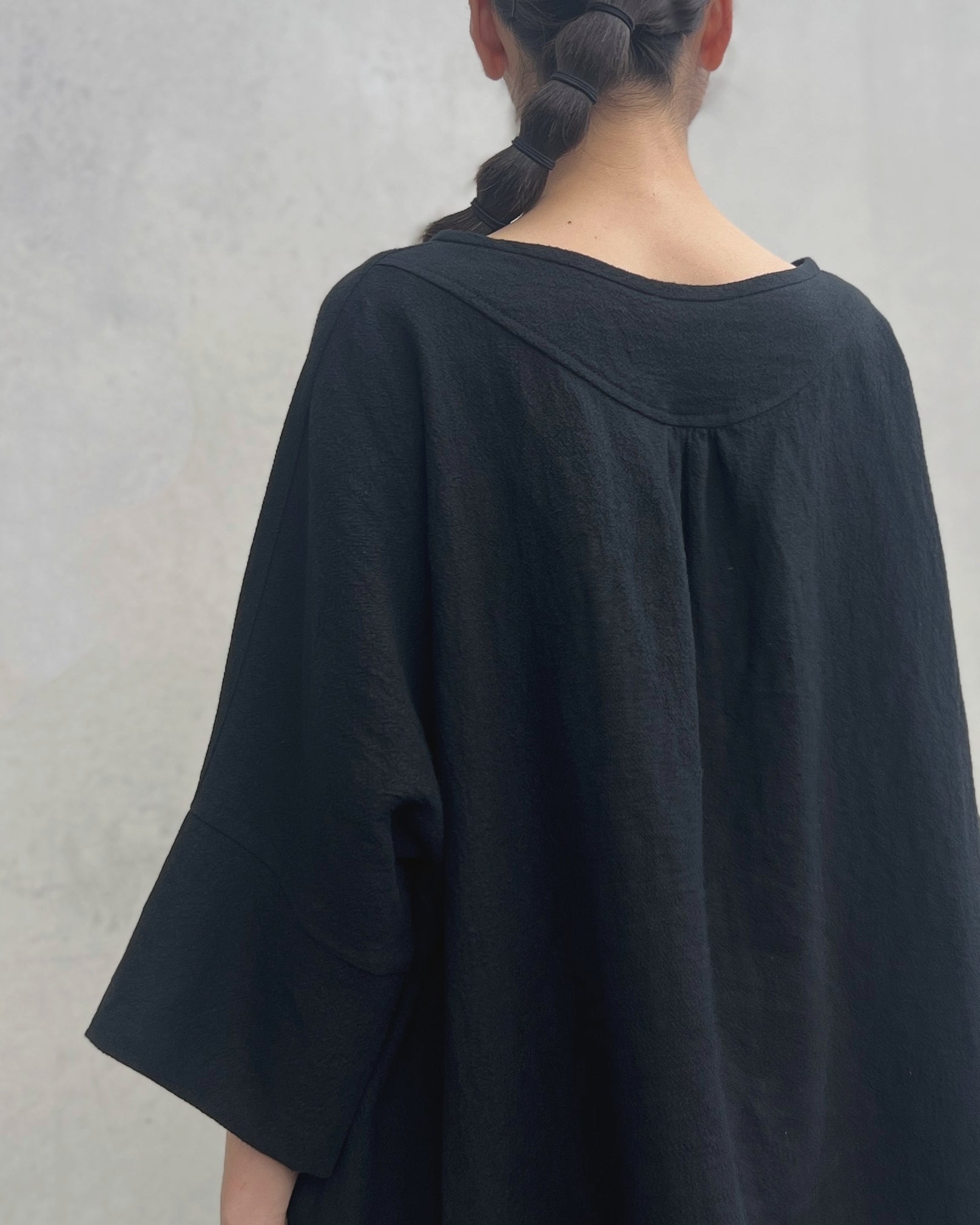 LJ struthers : ramie linen lunar smock