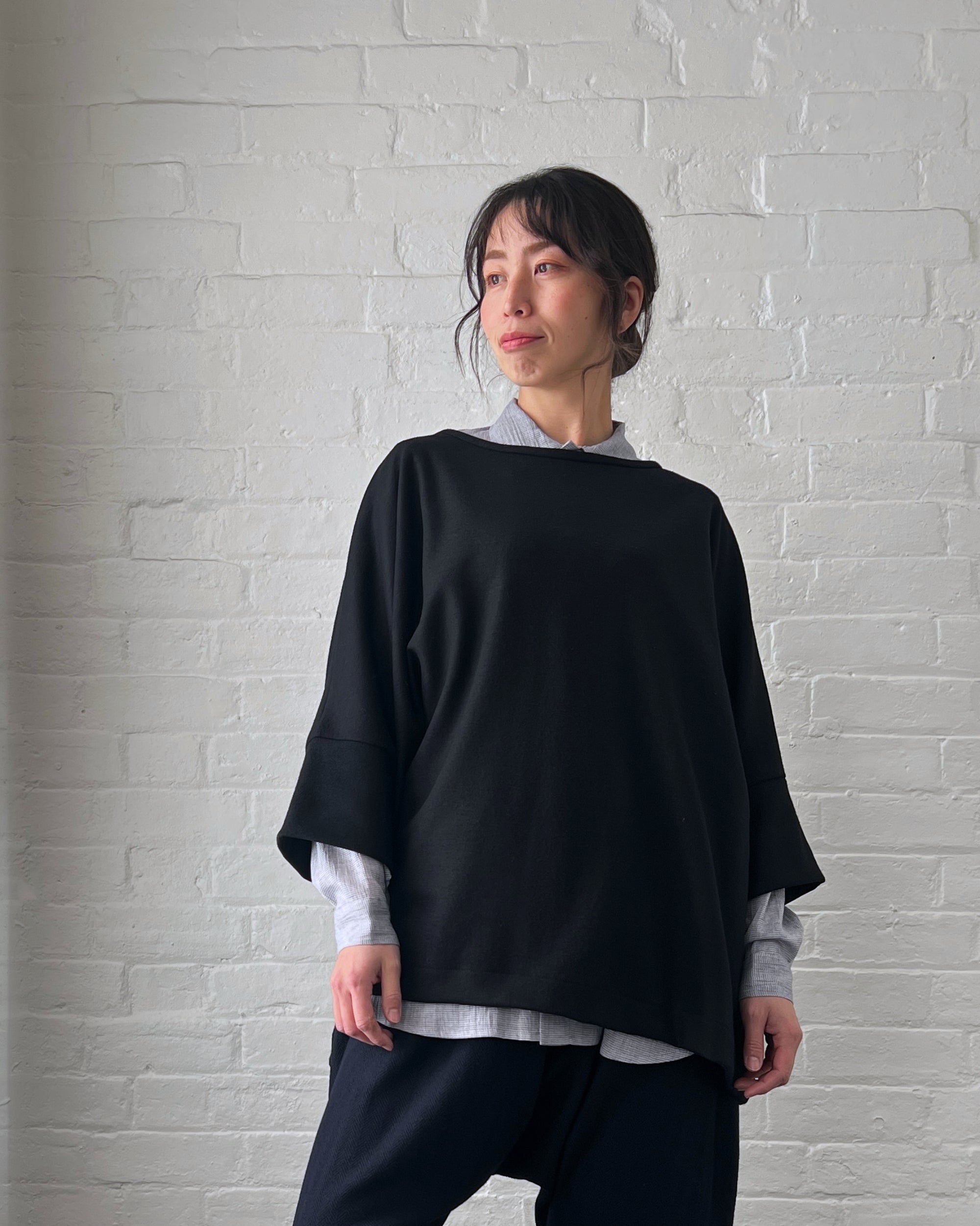 LJ struthers : wool lunar smock
