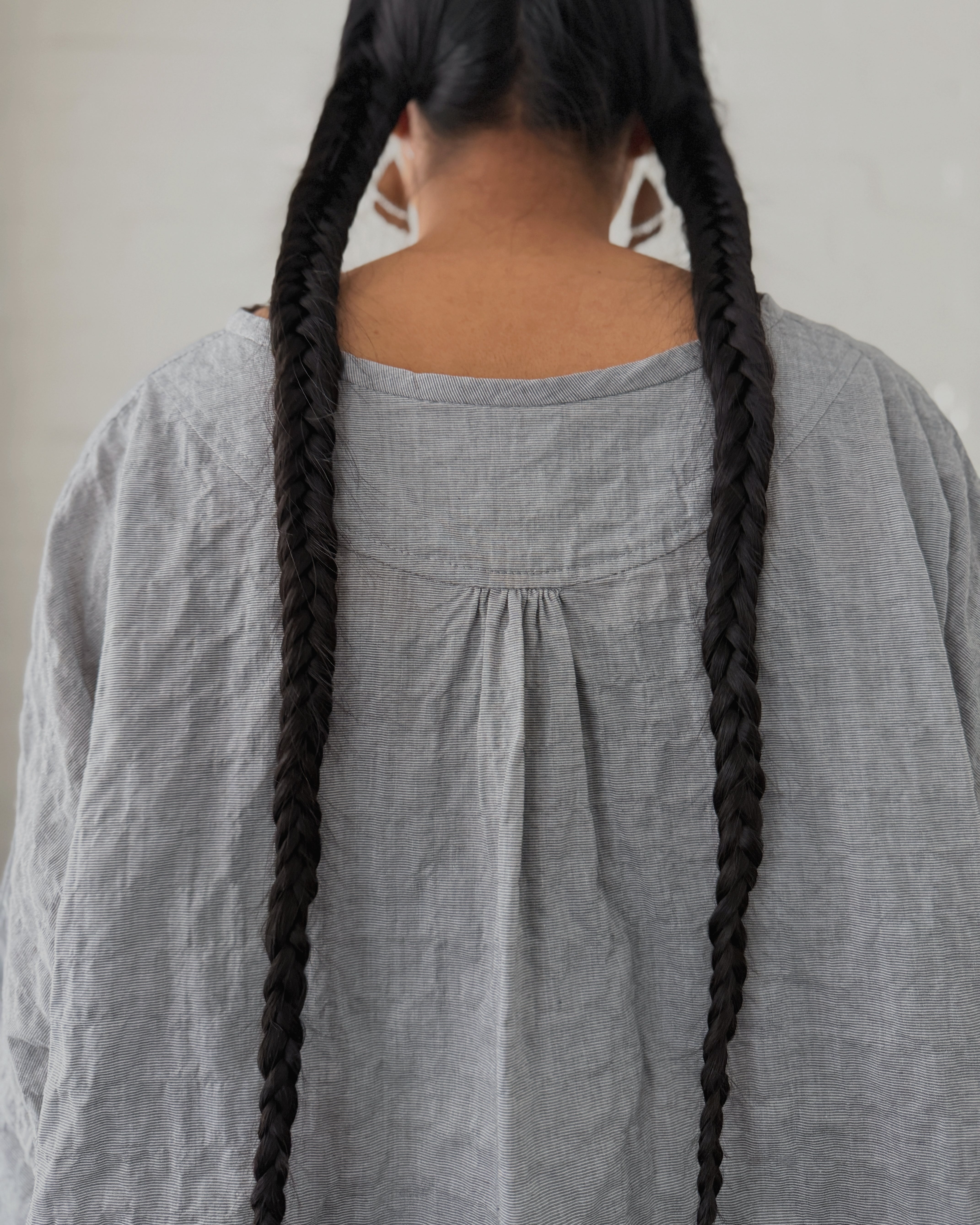LJ struthers : lightweight cotton lunar smock