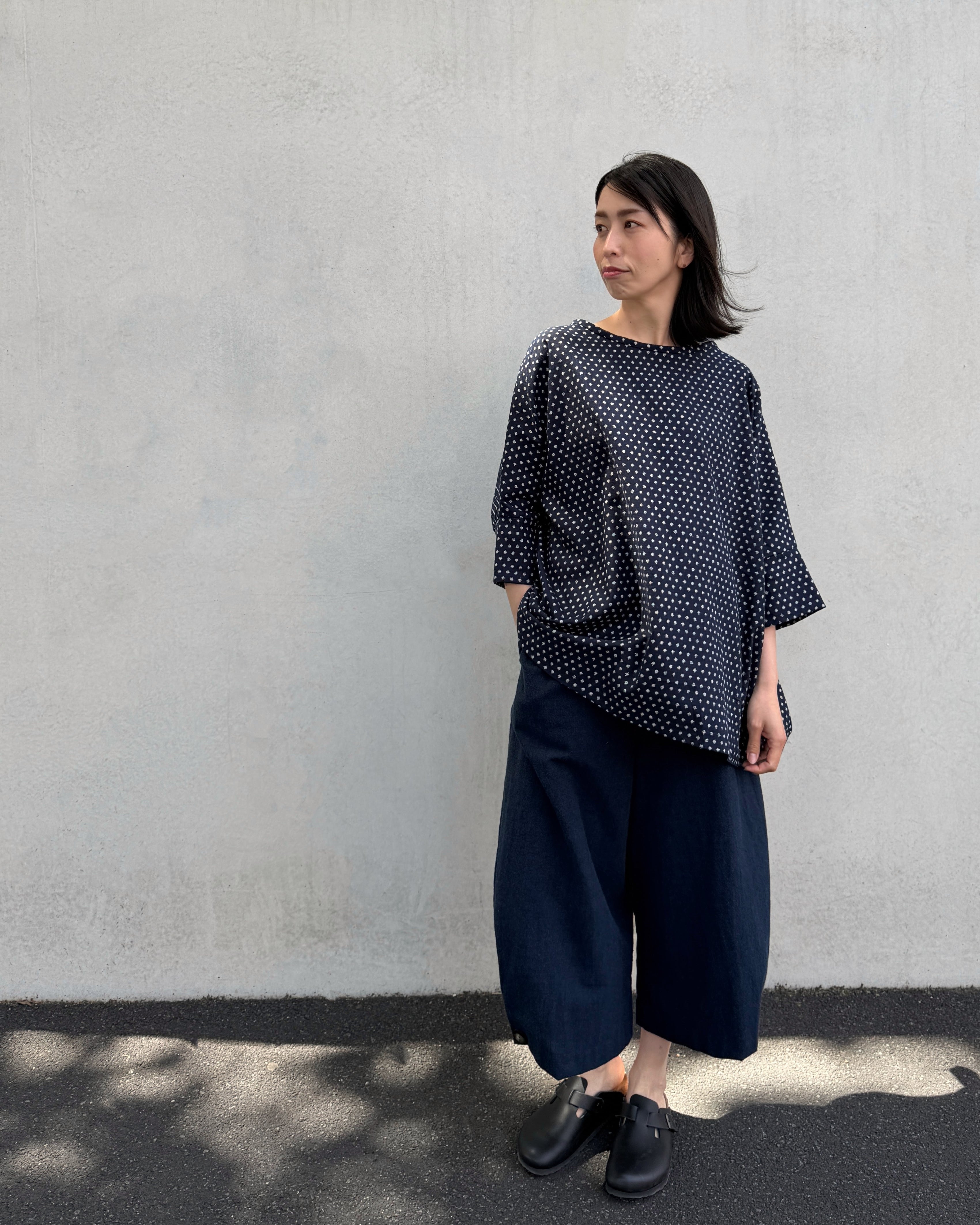 LJ struthers : cotton lunar smock